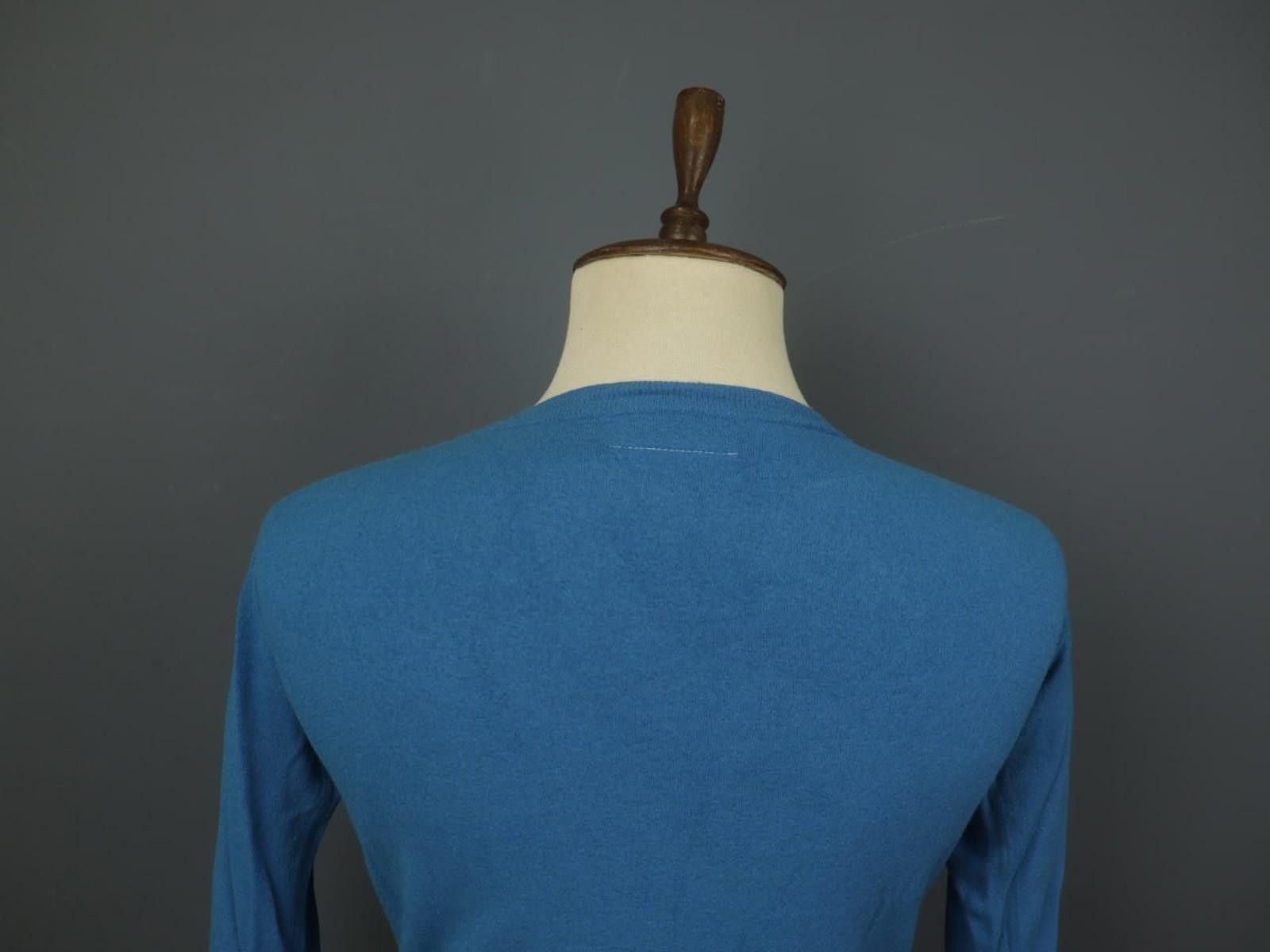 Maison Margiela MM6 Maison Margiela Blue Pullover Sweater Size L Size L / US 10 / IT 46 - 2 Thumbnail
