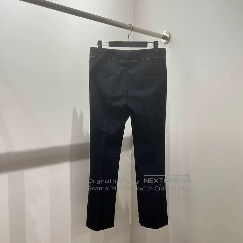 Brunello Cucinelli Brunello Cucinelli Beaded wool dress pants Size 25" / US 0 / IT 36 - 2 Thumbnail