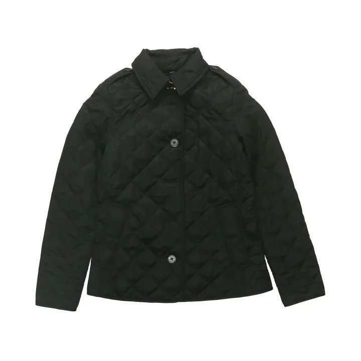 Burberry Burberry Solid Black Quilted Cotton Jacket-2507