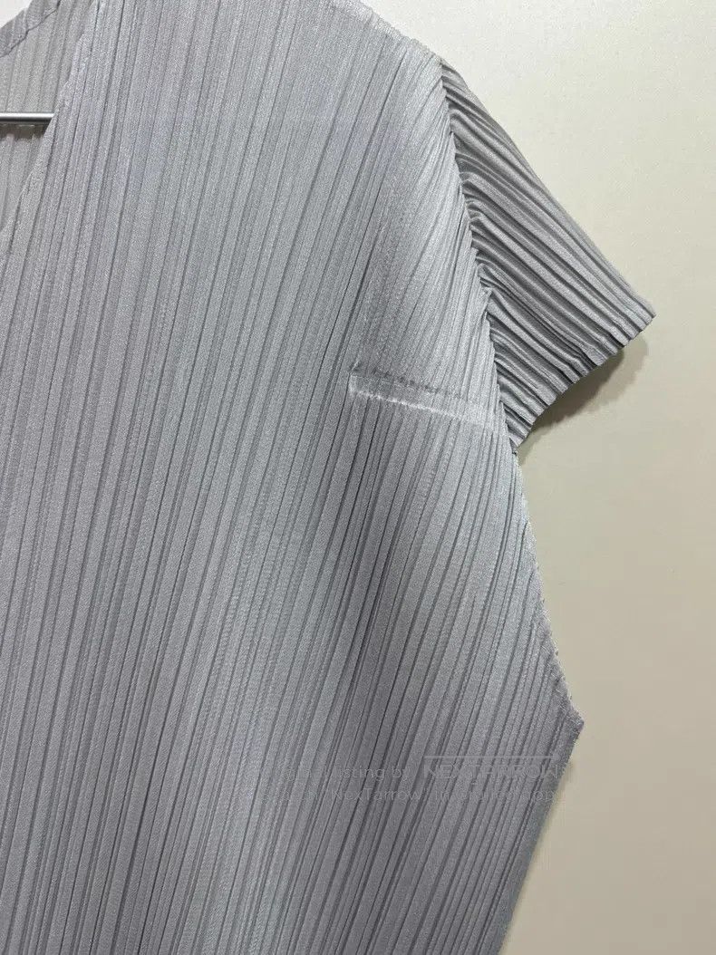 Issey Miyake Issey Miyake Gray Long Top Size S / US 4 / IT 40 - 4 Thumbnail