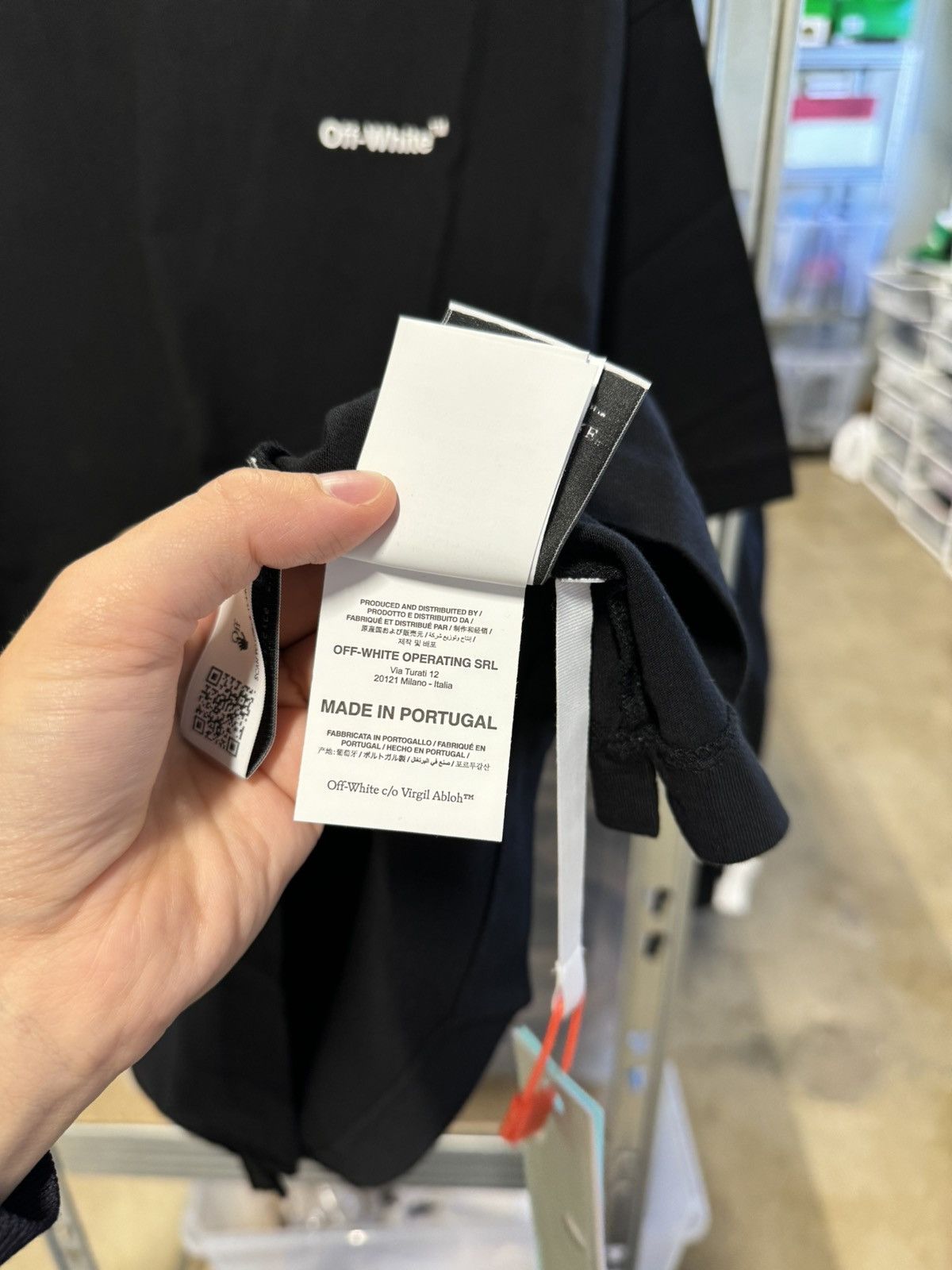 Off-White Off-White Chain Arrow T-Shirt NEW 525$ Size US M / EU 48-50 / 2 - 7 Thumbnail