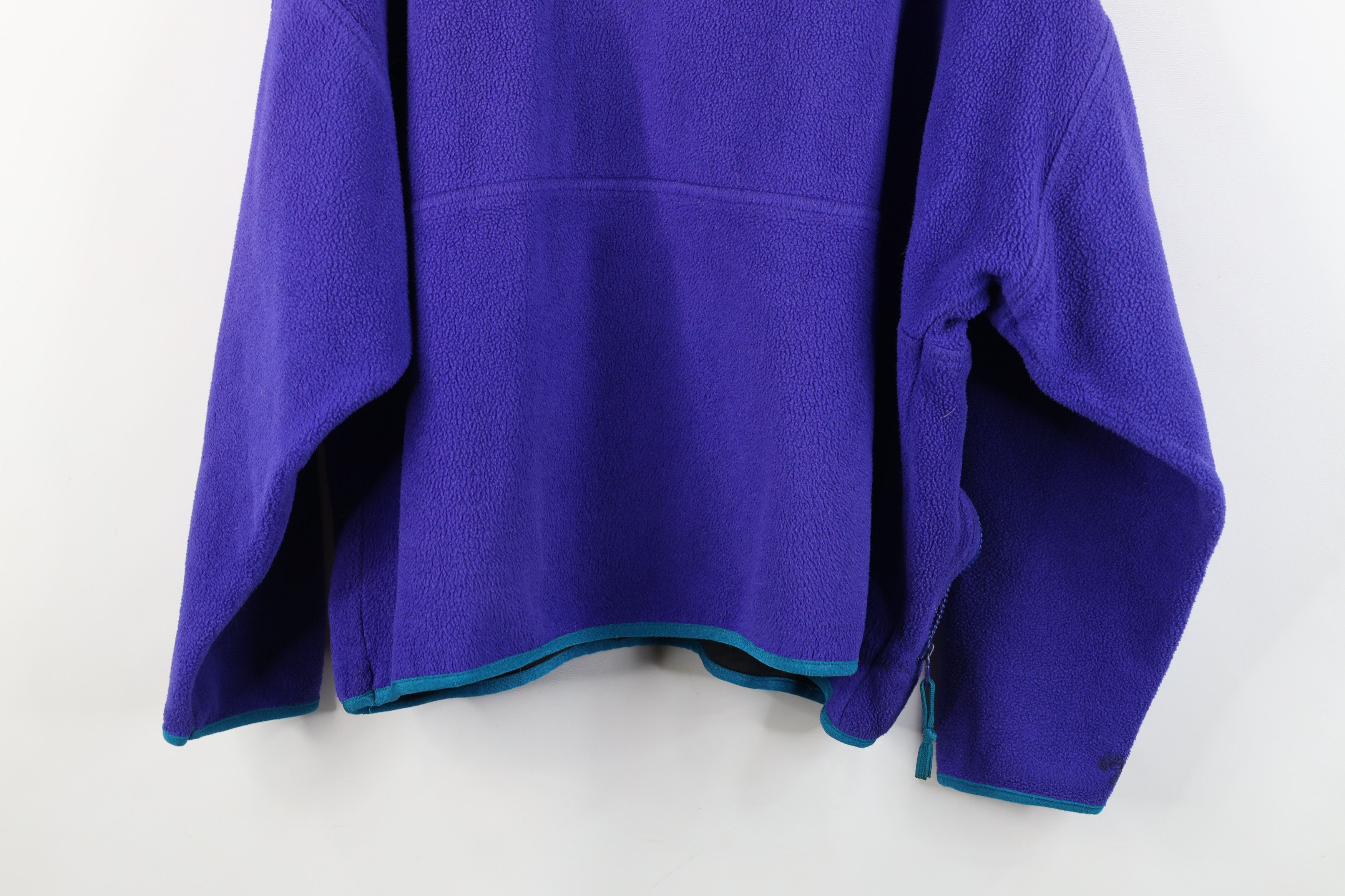 Vintage Vintage 90s Streetwear Half Zip Fleece Pullover Sweater USA Size L / US 10 / IT 46 - 14 Thumbnail