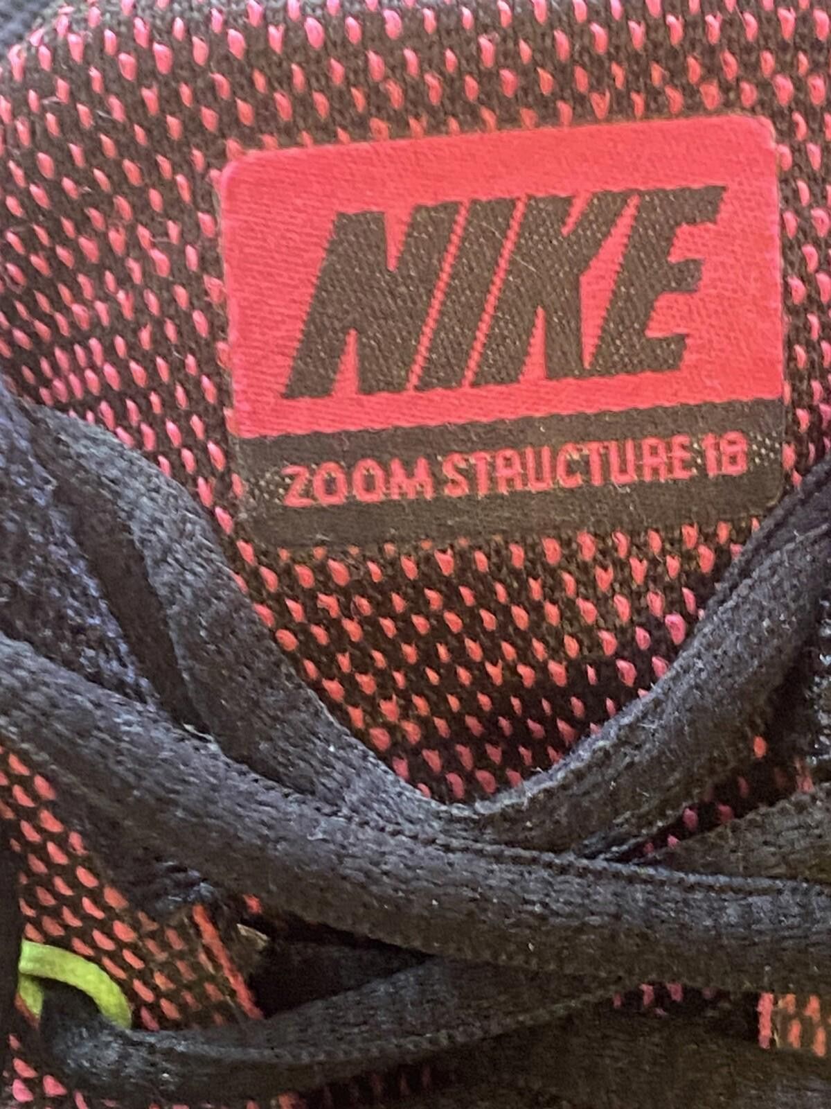 Nike Nike Air Zoom Structure 8 Pink Power Ghost Green Black Volt Size US 8 / IT 38 - 4 Thumbnail