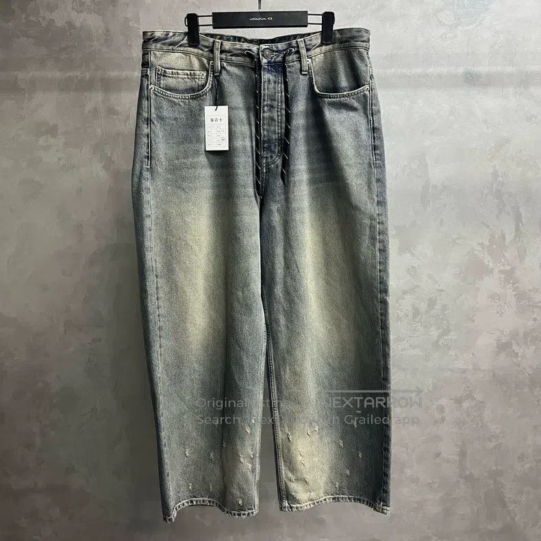 Balenciaga Balenciaga size XS Blue Zipper Straight Loose Side Pocket Size US 27 - 1 Thumbnail