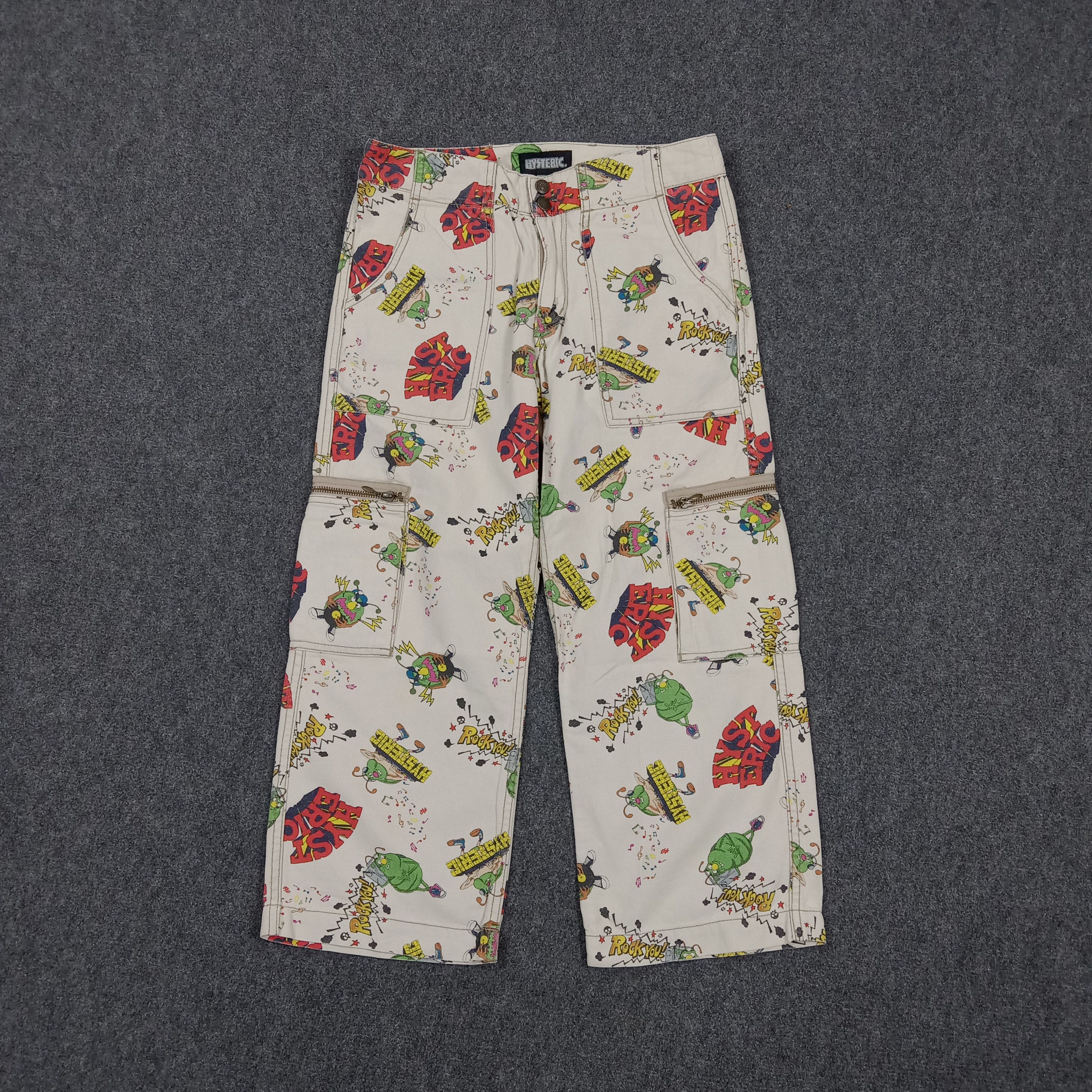 Hysteric Glamour Hysteric Glamour Japanese Brand Cartoon Cargo Pants E1A32 Size US 28 / EU 44 - 1 Thumbnail