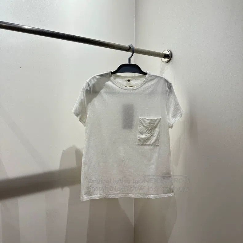 Hermes Hermes Chest Pocket Slogan Embroidered Short Sleeve Size XS / US 0-2 / IT 36-38 - 1 Thumbnail
