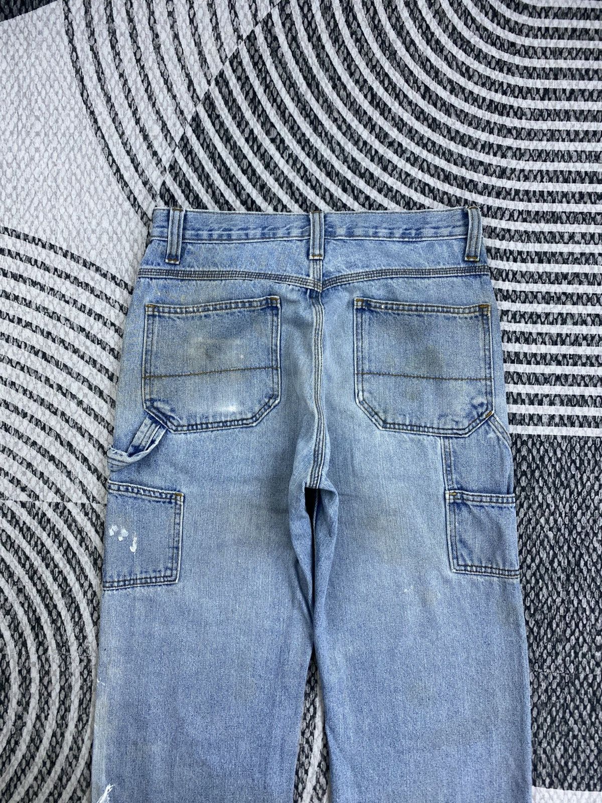 Faded Glory Vintage Faded Glory Carpenter Distressed Denim Jeans Size US 31 - 8 Thumbnail