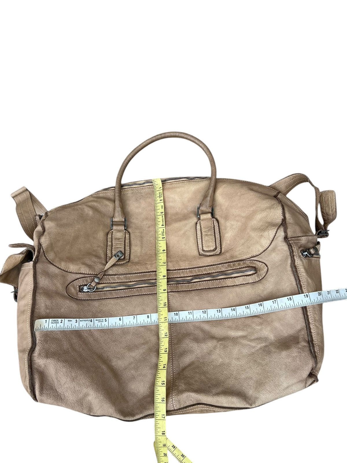 Leather Sissi Rossi Patina Leather 2 Way Travel Bag Size ONE SIZE - 25 Thumbnail