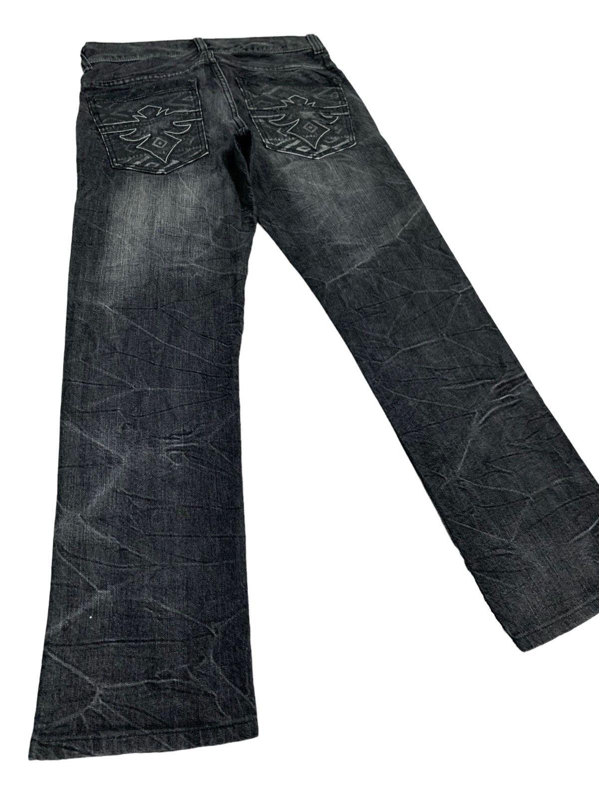 Japanese Brand 🔥Rare Japanese Brand RootThree Style Acid Wash Distressed Size US 32 / EU 48 - 4 Thumbnail