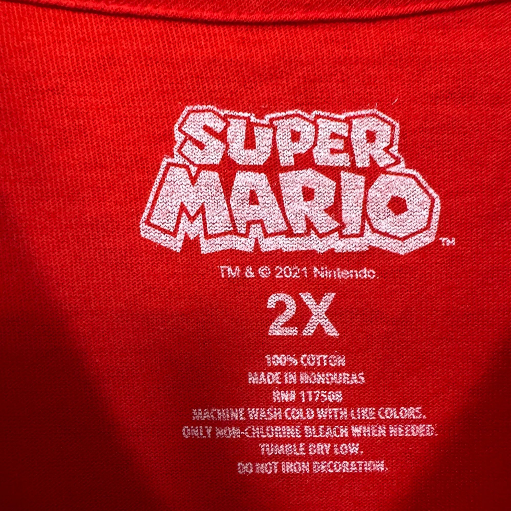 Nintendo Super Mario Here We Go! character T-shirt size 2XL Size US XXL / EU 58 / 5 - 4 Thumbnail