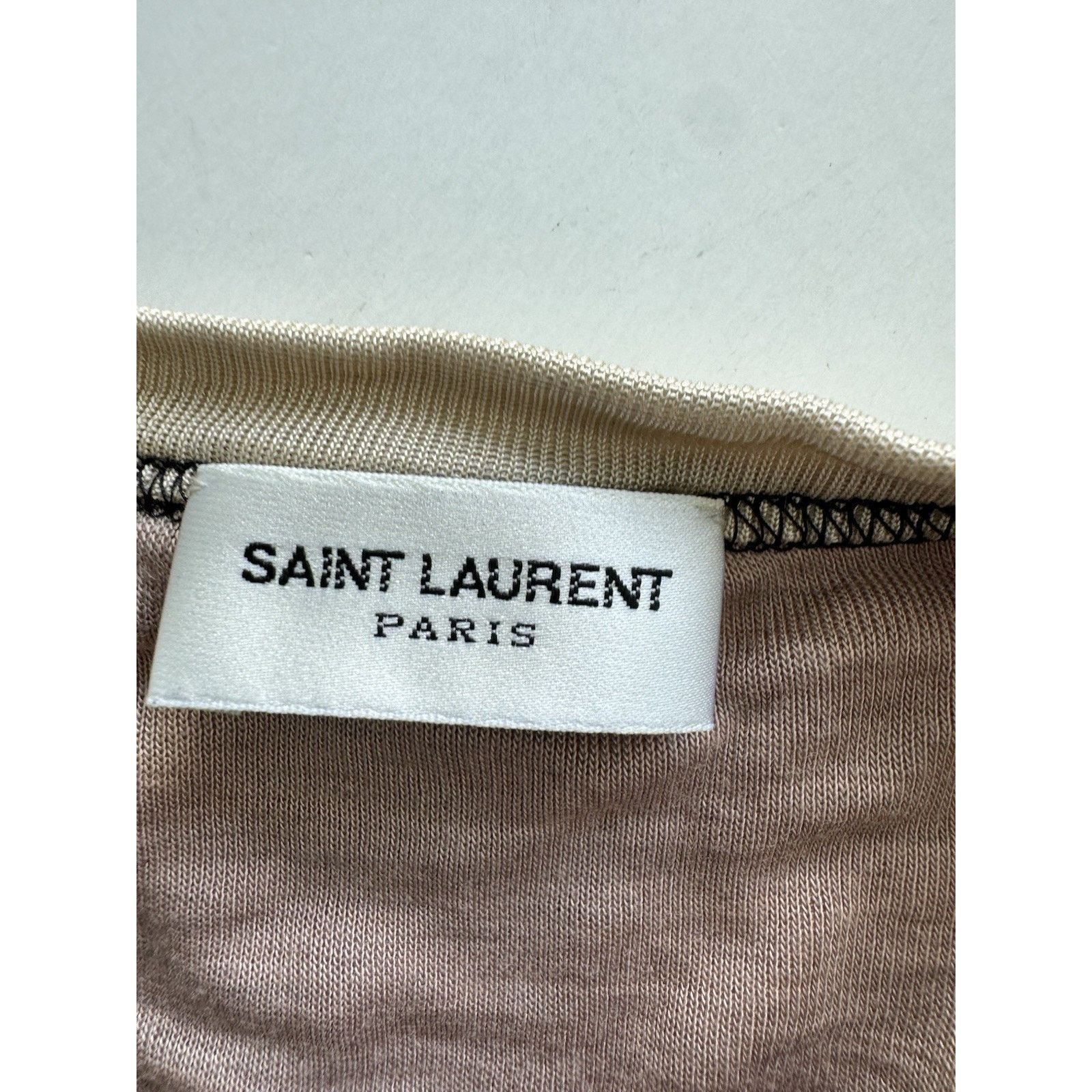 Saint Laurent Paris Saint Laurent Saint Political Fiction Cropped T-Shirt XL Size XL / US 12-14 / IT 48-50 - 4 Thumbnail