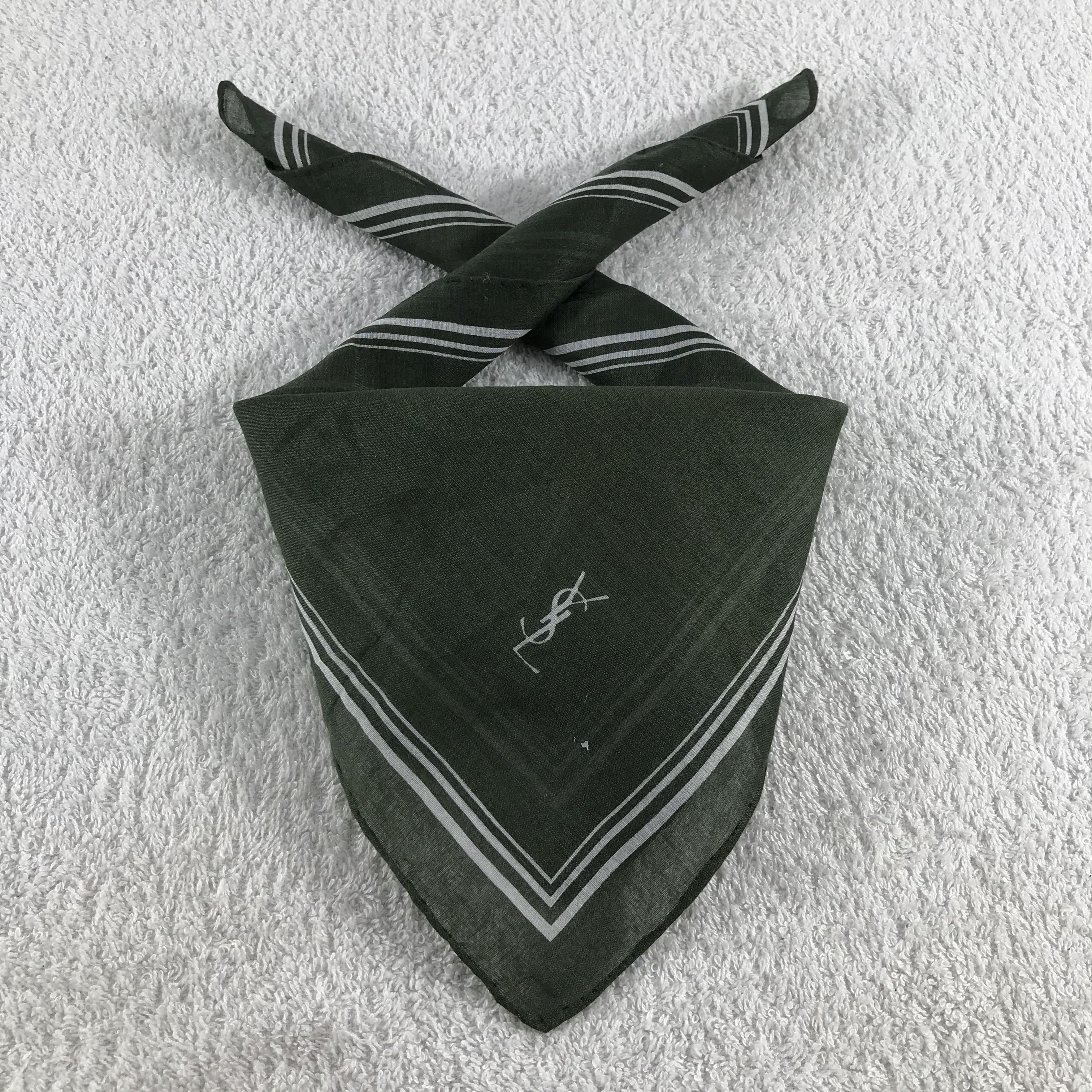 Vintage × Yves Saint Laurent Yves Saint Laurent Bandana / Handkerchief /Neckerchief -S160 Size ONE SIZE - 3 Thumbnail