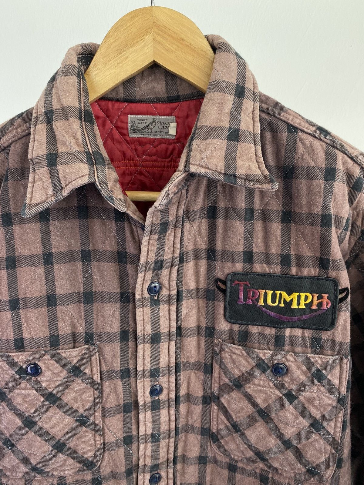Sugar Cane 90’s Sugarcane by Toyo Enterprise Sunfaded Quilted Flannel Size US L / EU 52-54 / 3 - 3 Thumbnail