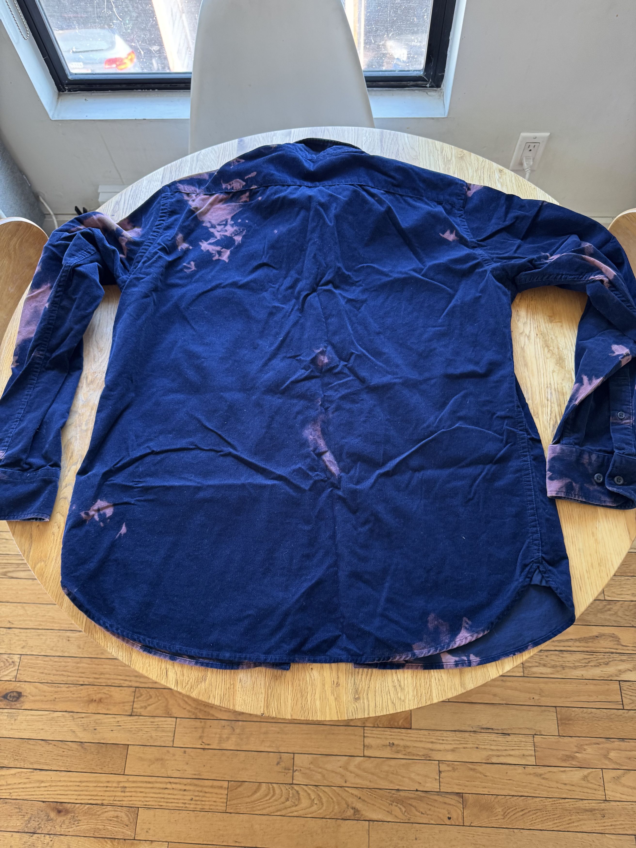 Uniqlo Uniqlo Navy Corduroy Oxford Tie Dye Size US M / EU 48-50 / 2 - 3 Thumbnail