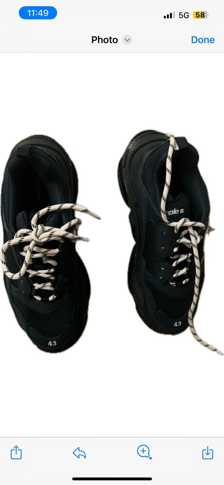 Balenciaga BALENCIAGA TRIPLE S Size US 10 / EU 43 - 8 Thumbnail