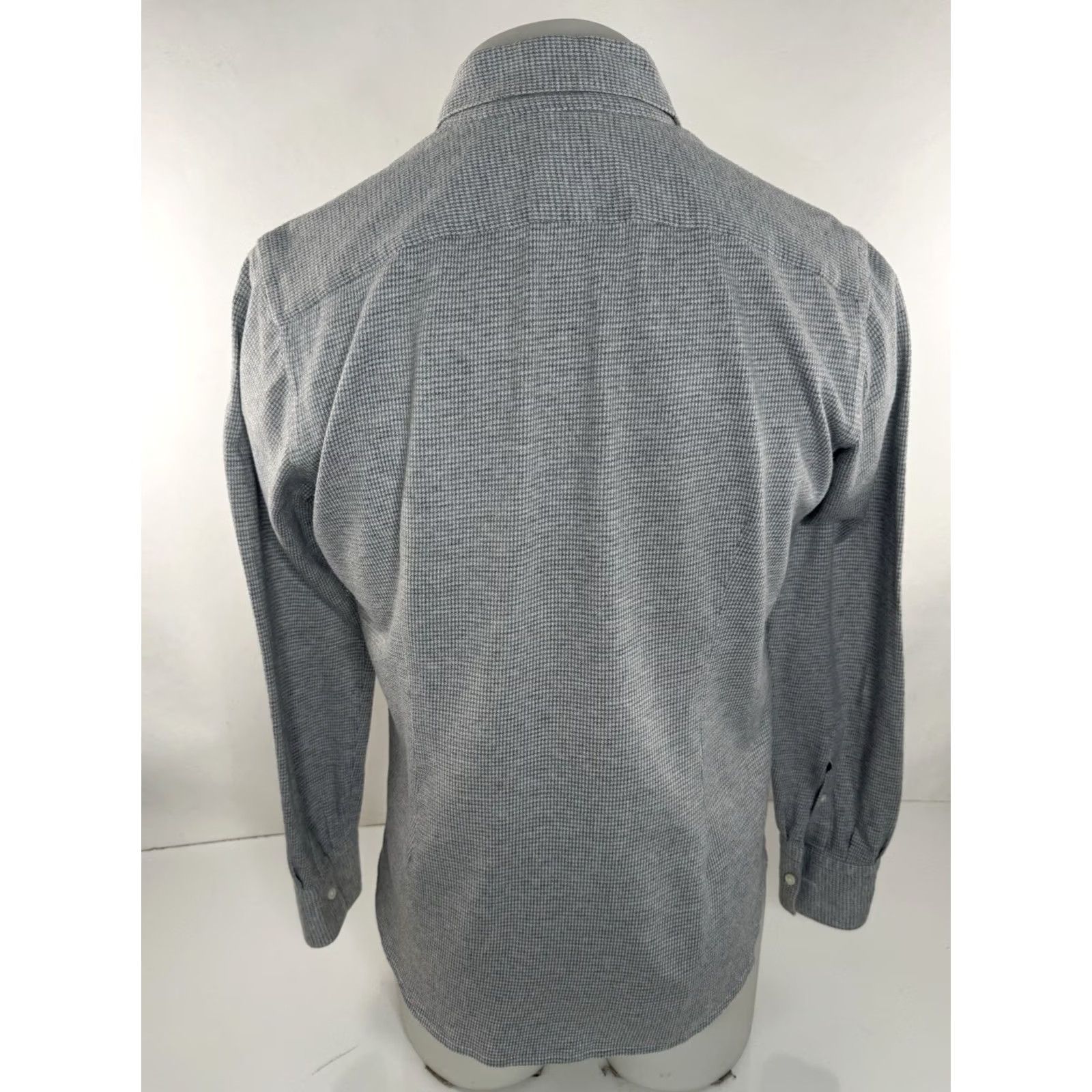 Eleventy ELEVENTY Shirt Gray S Long Sleeve Button-Up 40 15 3/4 SMALL Size US S / EU 44-46 / 1 - 4 Thumbnail