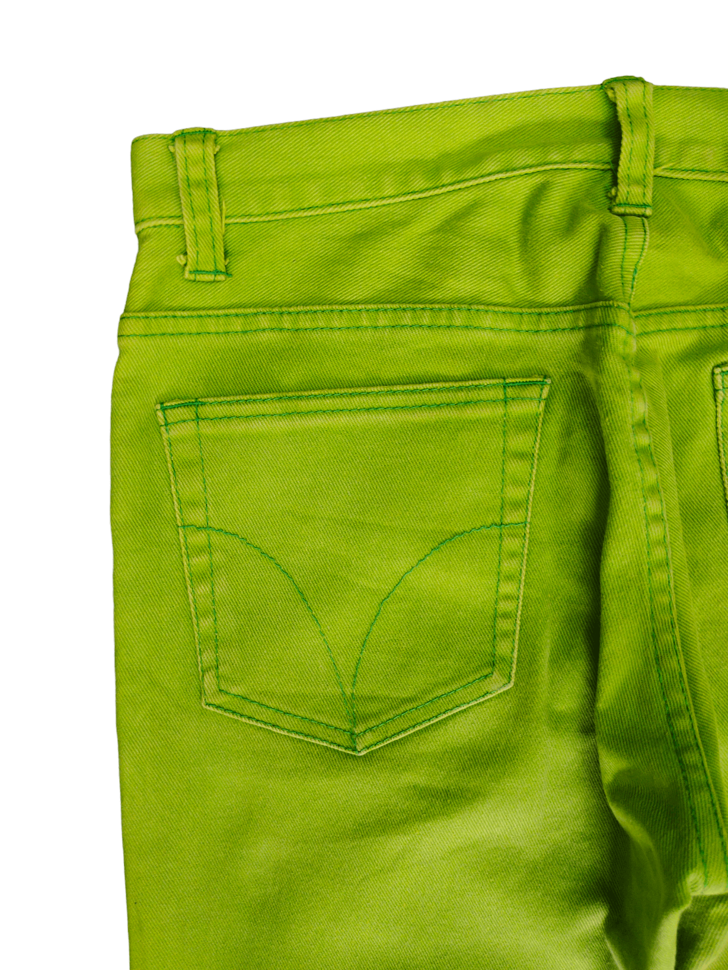 Hysteric Glamour OG 90s Hysteric Glamour Neon Green Skinny Jeans Size US 27 - 10 Thumbnail