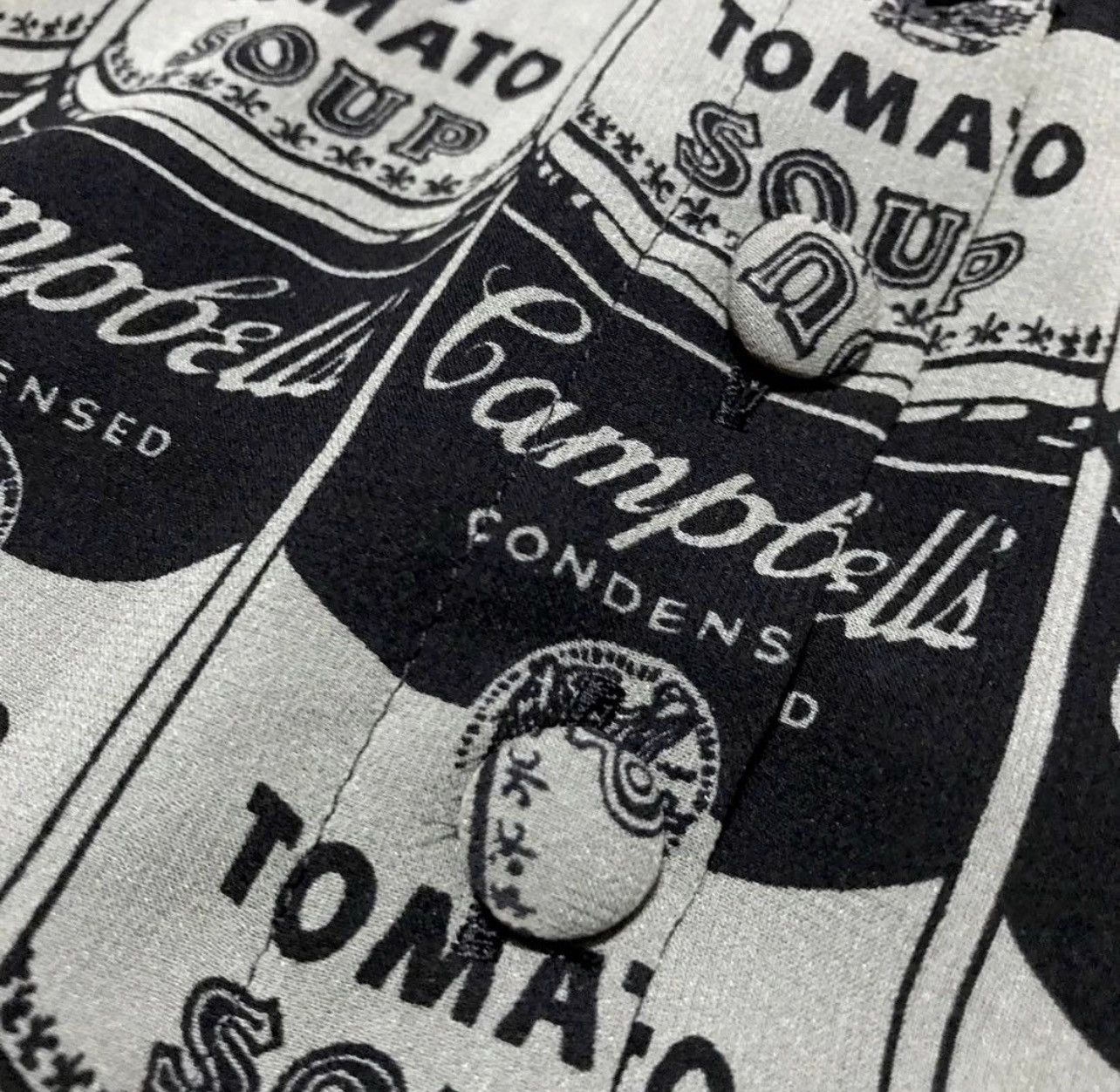 Andy Warhol × Hysteric Glamour Hysteric Glamour❌Andy Warhol "Campbell’s Soup" Silk Camisole Size ONE SIZE - 5 Thumbnail