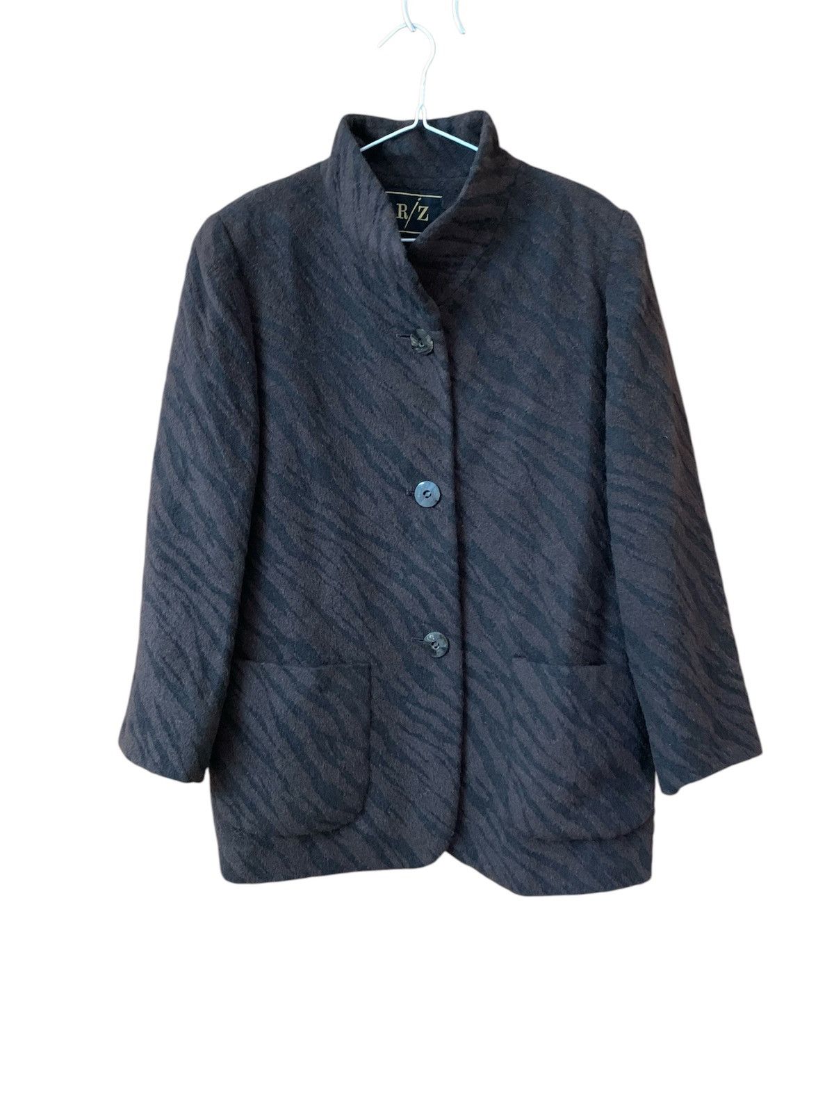 Japanese Brand × Vintage Vintage long coat tiger stripe design Size US L / EU 52-54 / 3 - 3 Thumbnail