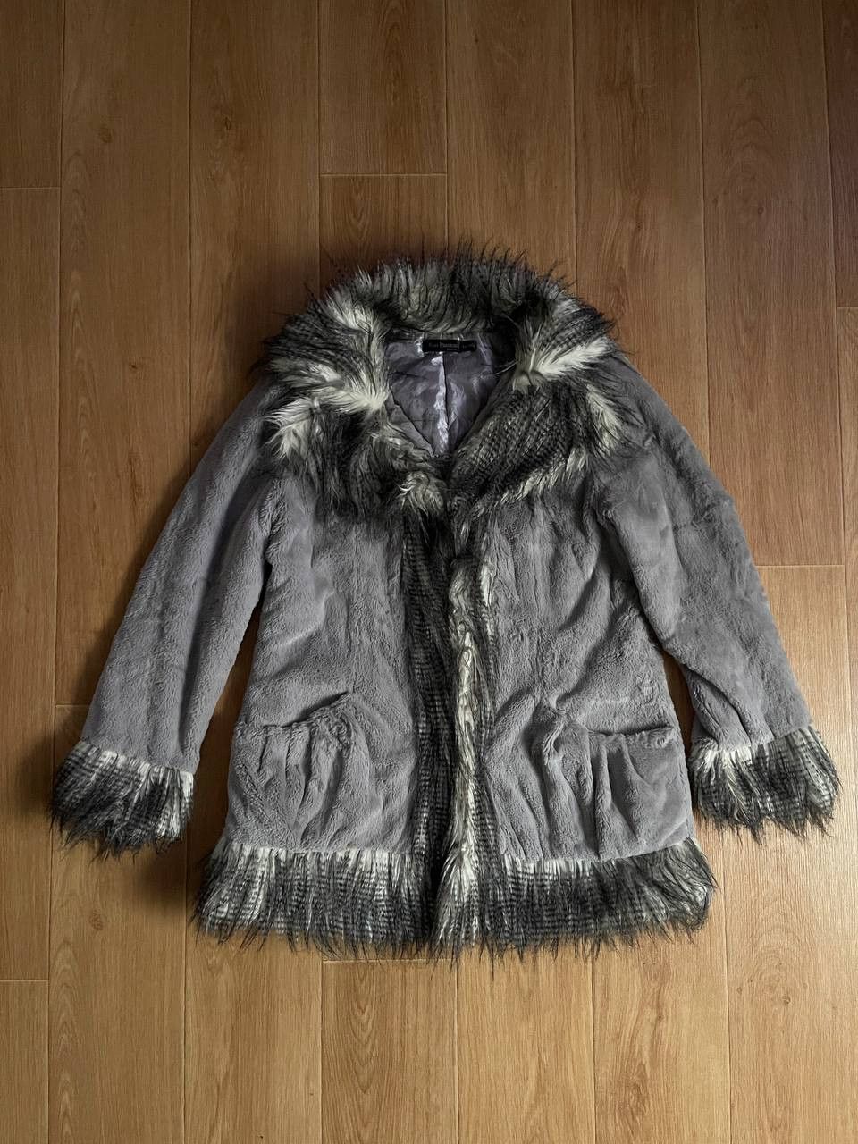 Vintage Faux Fur Jacket Coat Size M / US 6-8 / IT 42-44 - 2 Thumbnail
