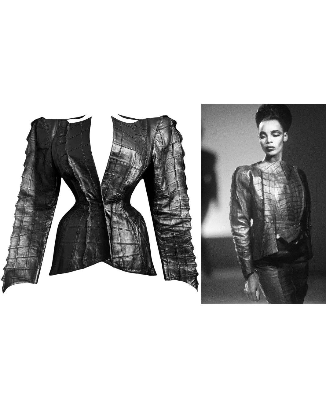 Runway SS 1988 “Été Africain” Thierry Mugler Croco Jacket