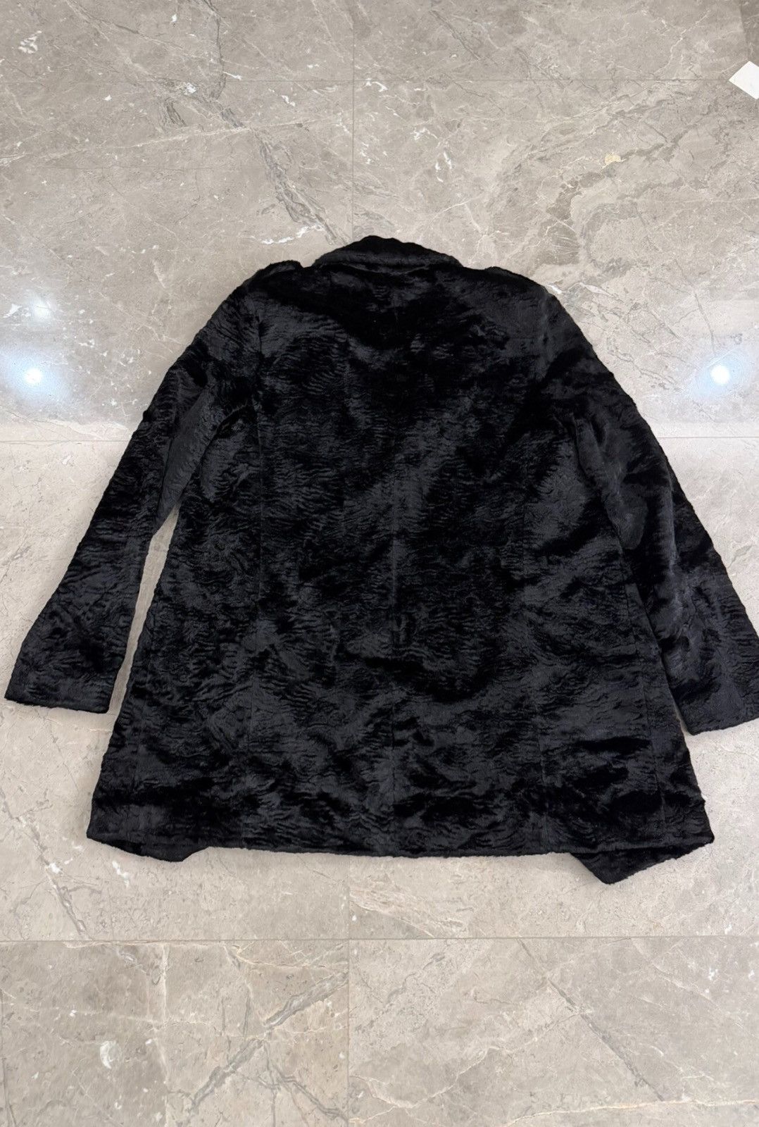 Saint Laurent Paris Saint Laurent SLP Black Eco Fur Coat Sz.50 Size US M / EU 48-50 / 2 - 7 Thumbnail