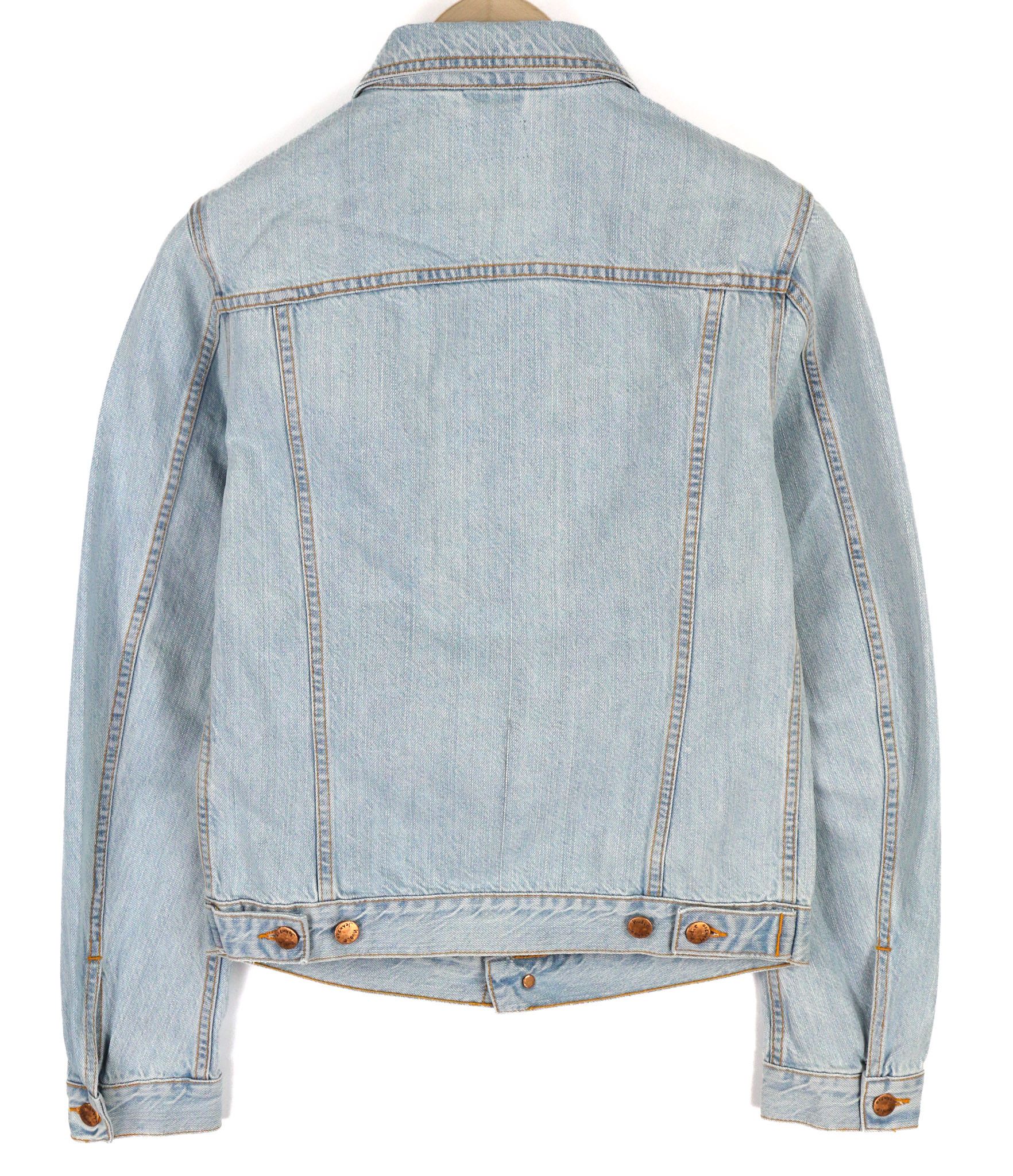 Nudie Jeans PERRY S Organic Saltwater Shades Polo Denim Jacket 82444 Size US S / EU 44-46 / 1 - 2 Thumbnail