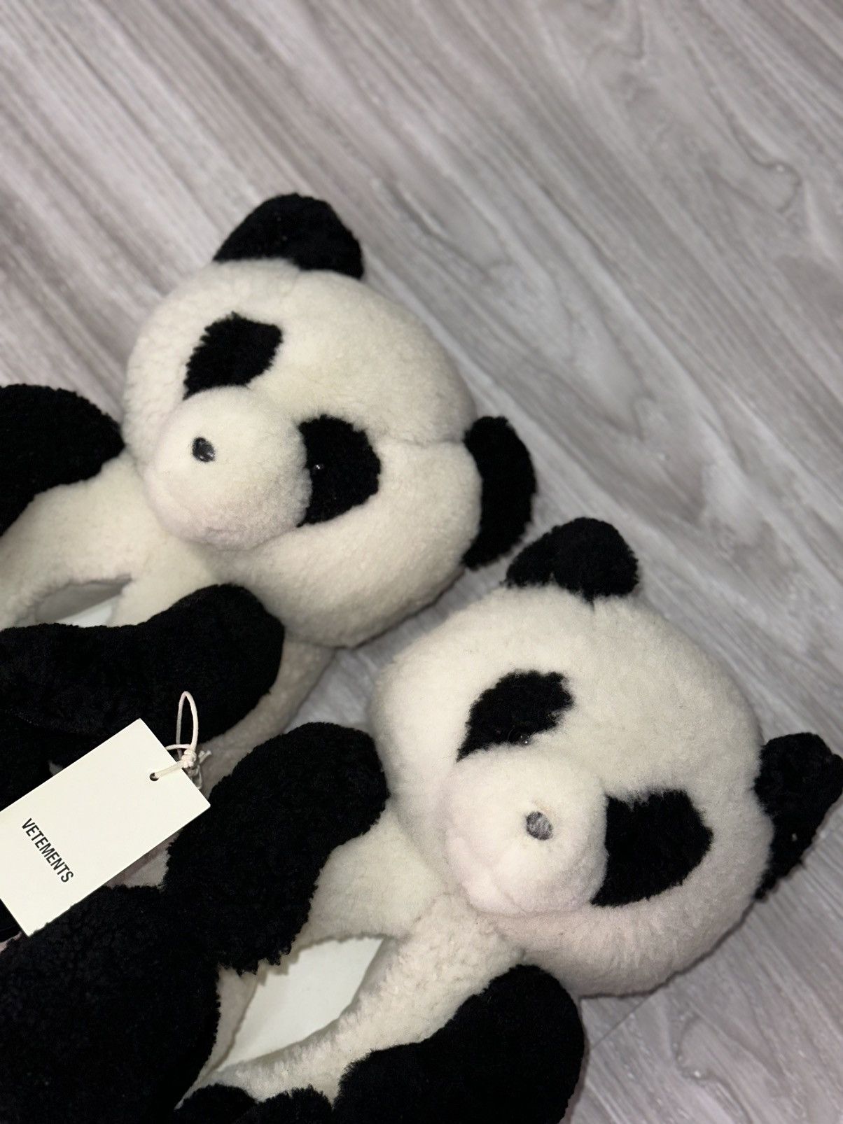Vetements Vetements FW21 Oversized PandaBear Shearling Loafers (41/42) Size US 8.5 / EU 41-42 - 3 Thumbnail