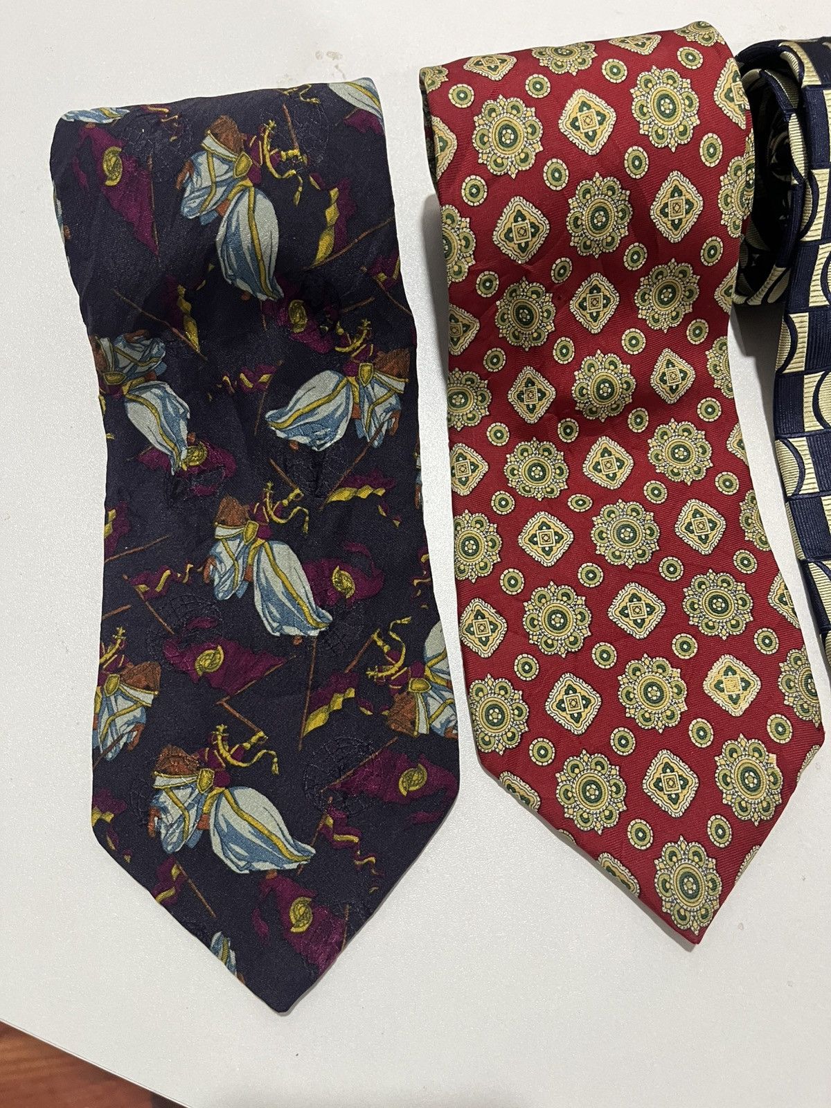 Alviero Martini Vintage Italian Silk Tie Set Alviero Martini Giovanni Vighi Size ONE SIZE - 2 Thumbnail