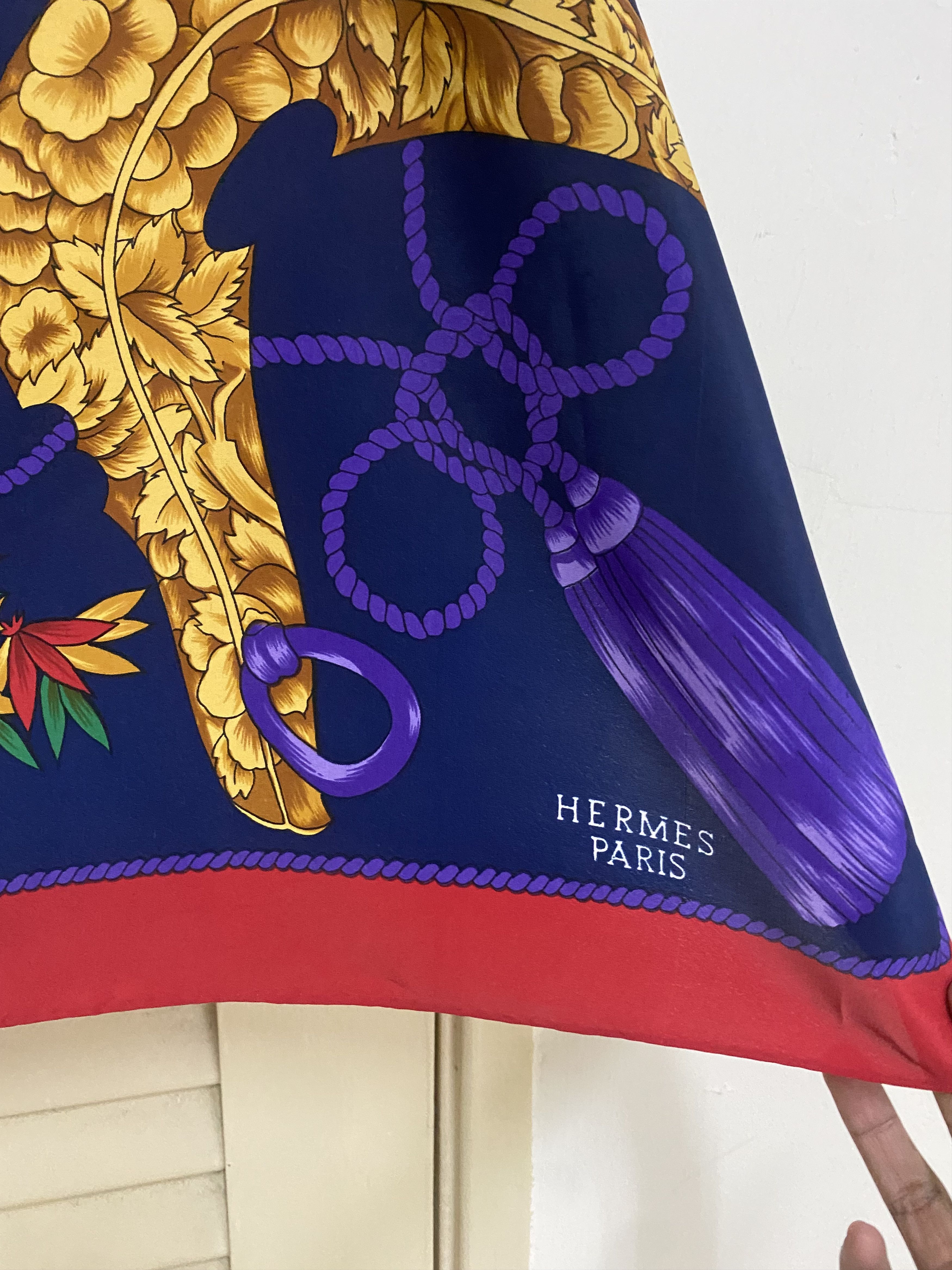 Hermes Vintage Hermes Silk Scarf Size ONE SIZE - 3 Thumbnail