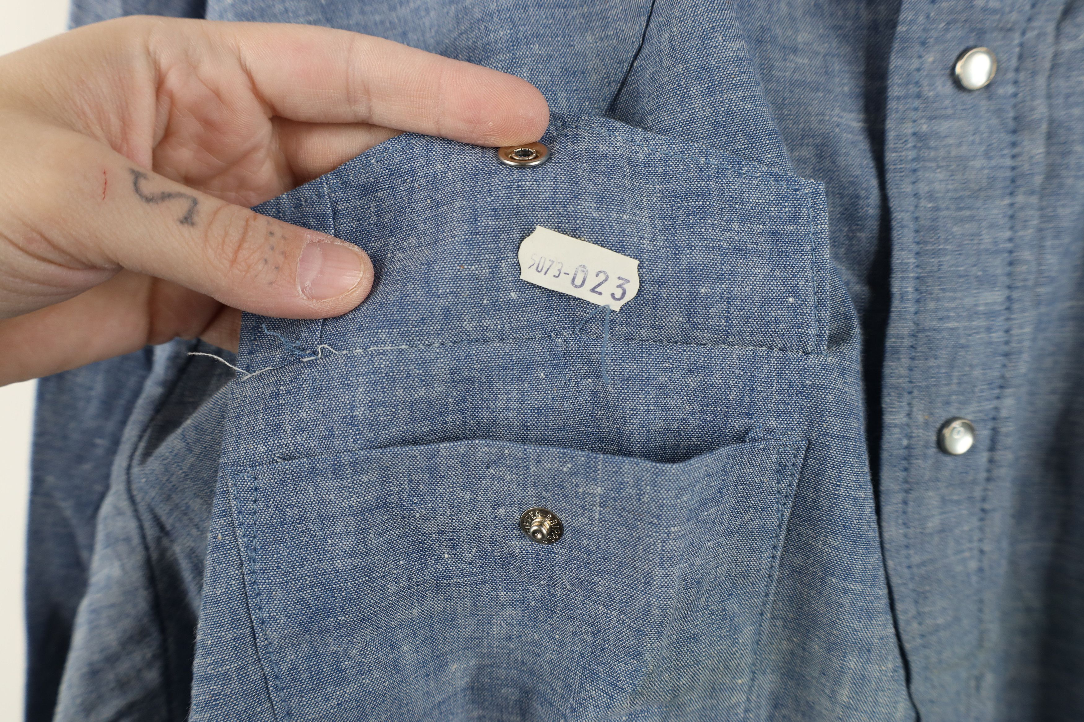 Vintage Deadstock Vintage 70s OshKosh B'Gosh Button Shirt USA Size US XL / EU 56 / 4 - 9 Thumbnail
