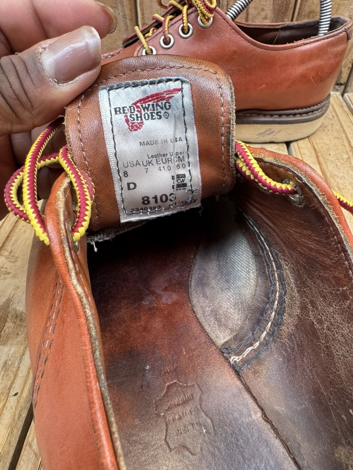 Red Wing Red Wing 8103 Moc Toe Oxford Oro-Russet Portage EUR 41 US 8D Size US 8 / EU 41 - 14 Thumbnail