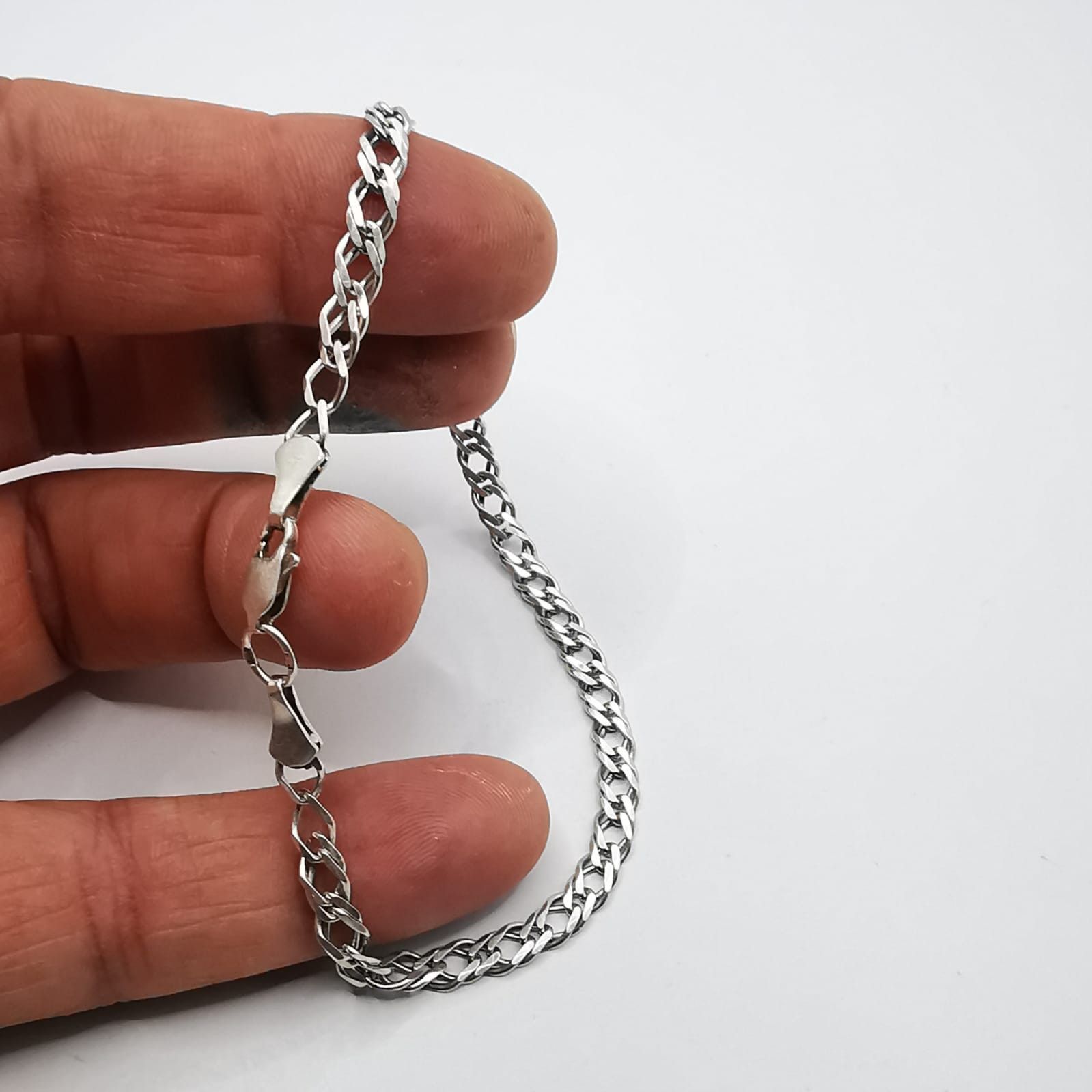 Sterling Silver Vintage Bracelet Jewelry, 925 Sterling Silver,Handmade 5,50g Size ONE SIZE - 7 Thumbnail
