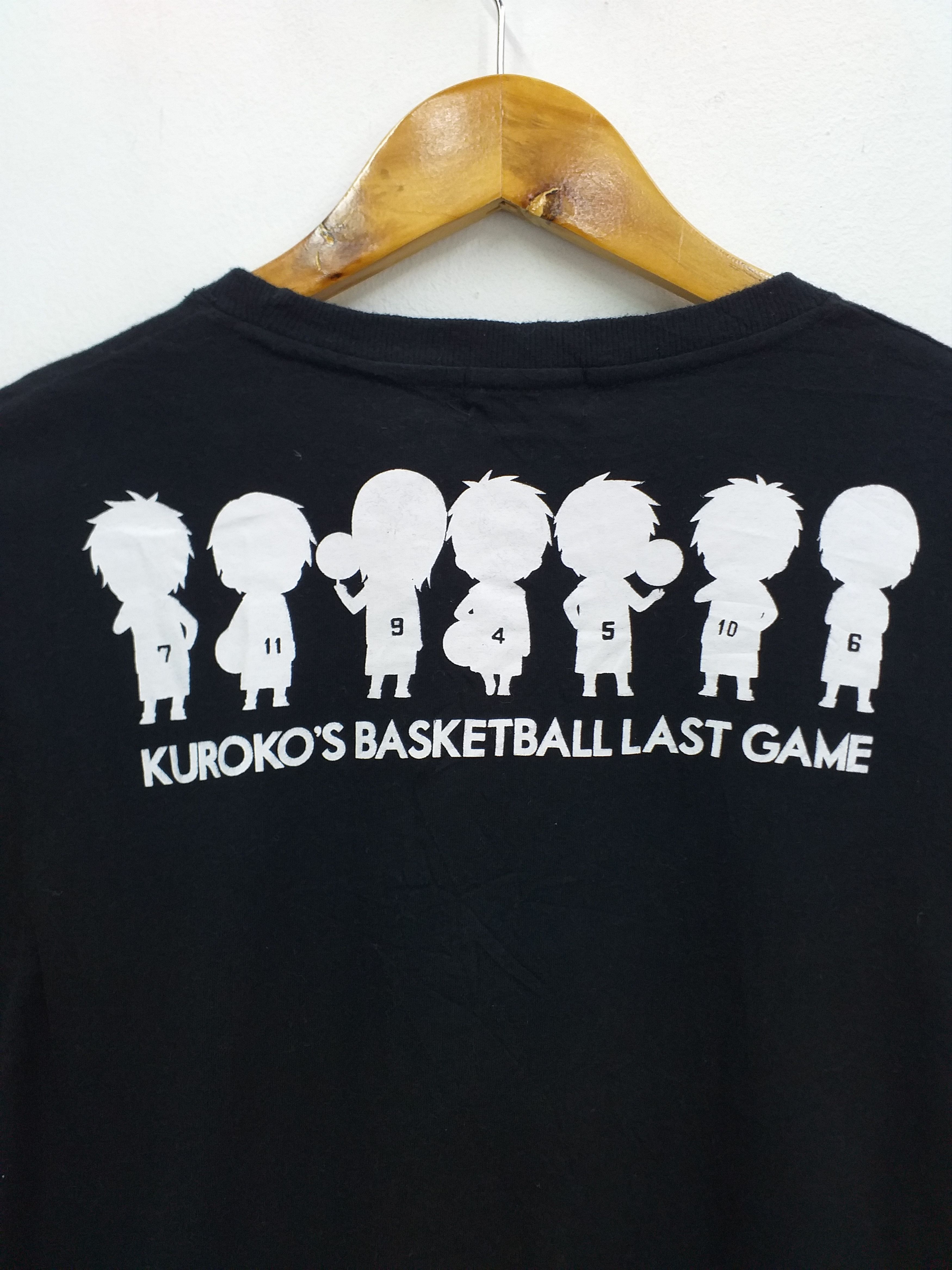 Anime Vintage Kuroko's Basketball Anime Medium T Shirt -C032 Size US M / EU 48-50 / 2 - 4 Thumbnail
