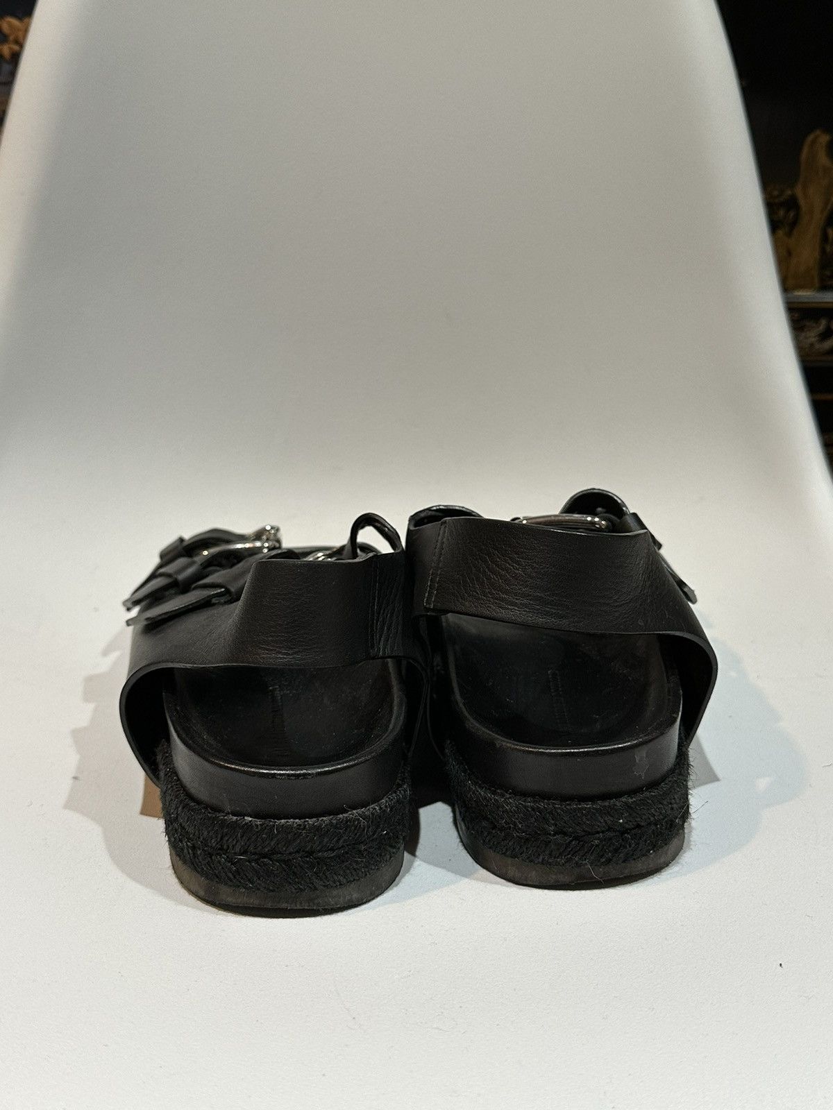 Alexander Wang Black Strap Sandals Size US 8 / EU 41 - 5 Thumbnail
