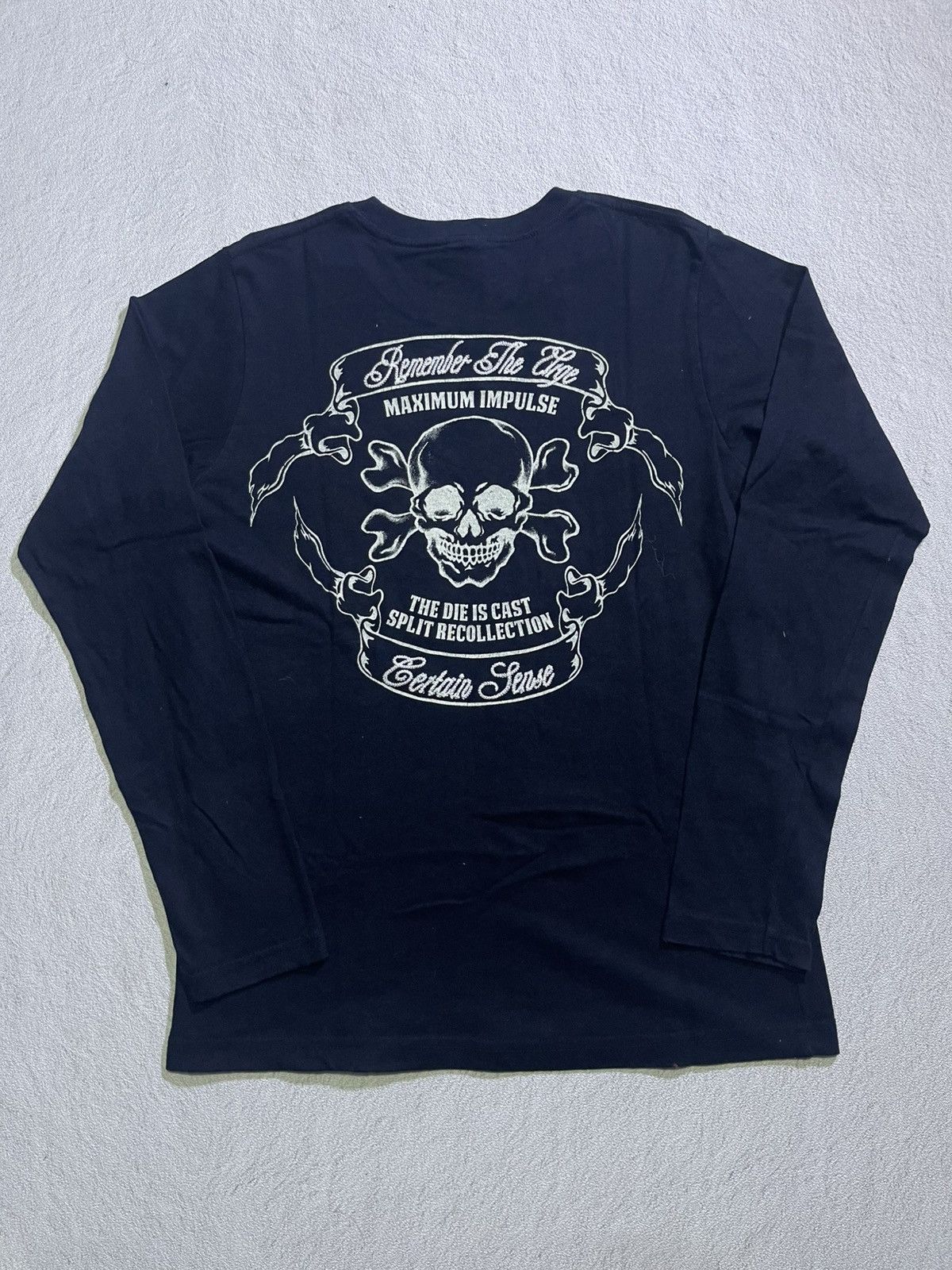 Y2K CONTRIBE IFSIXWASNINE STYLE SKULL LONG SLEEVE