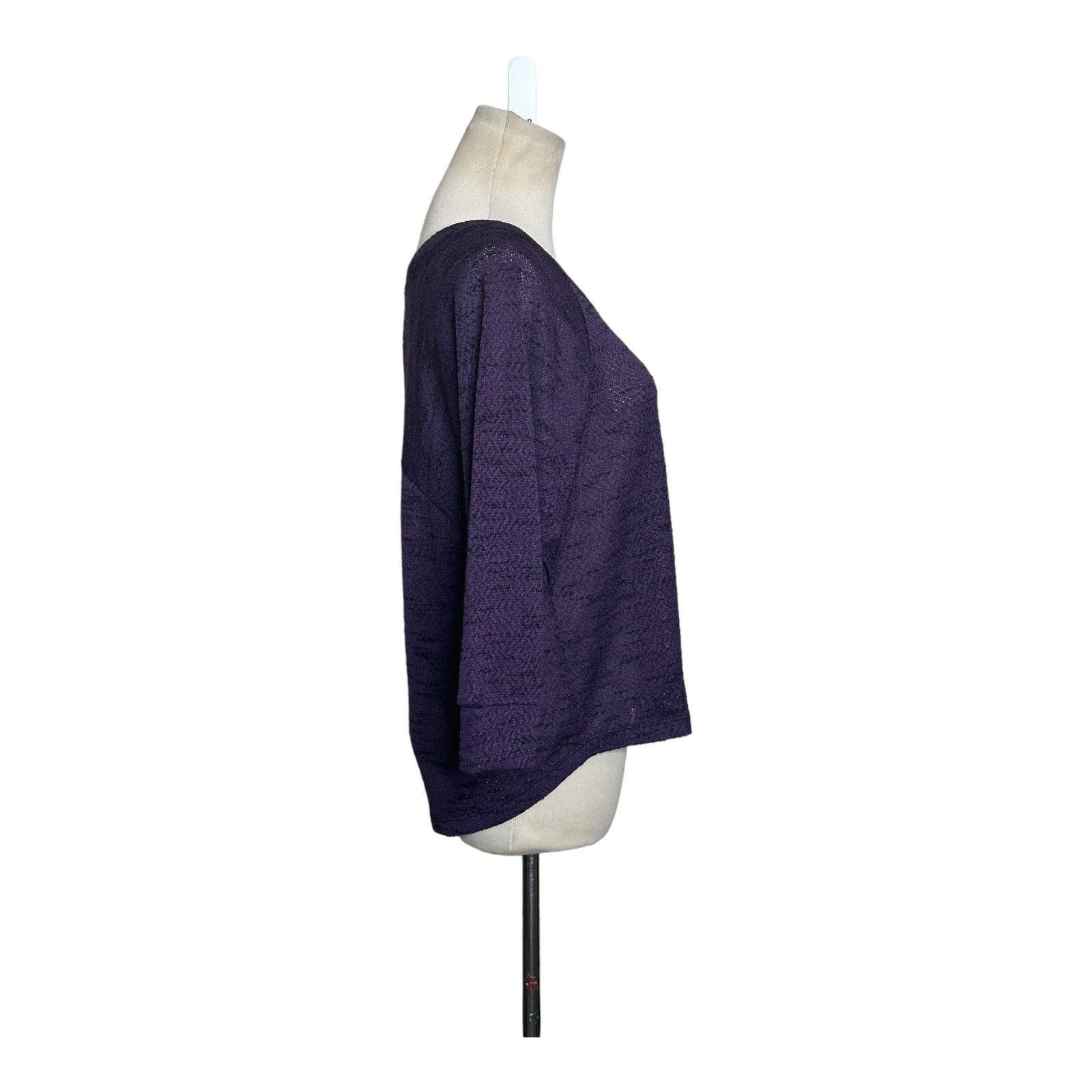 Threads 4 Thought Threads 4 Thought purple short sleeves sweater size small Size S / US 4 / IT 40 - 4 Thumbnail