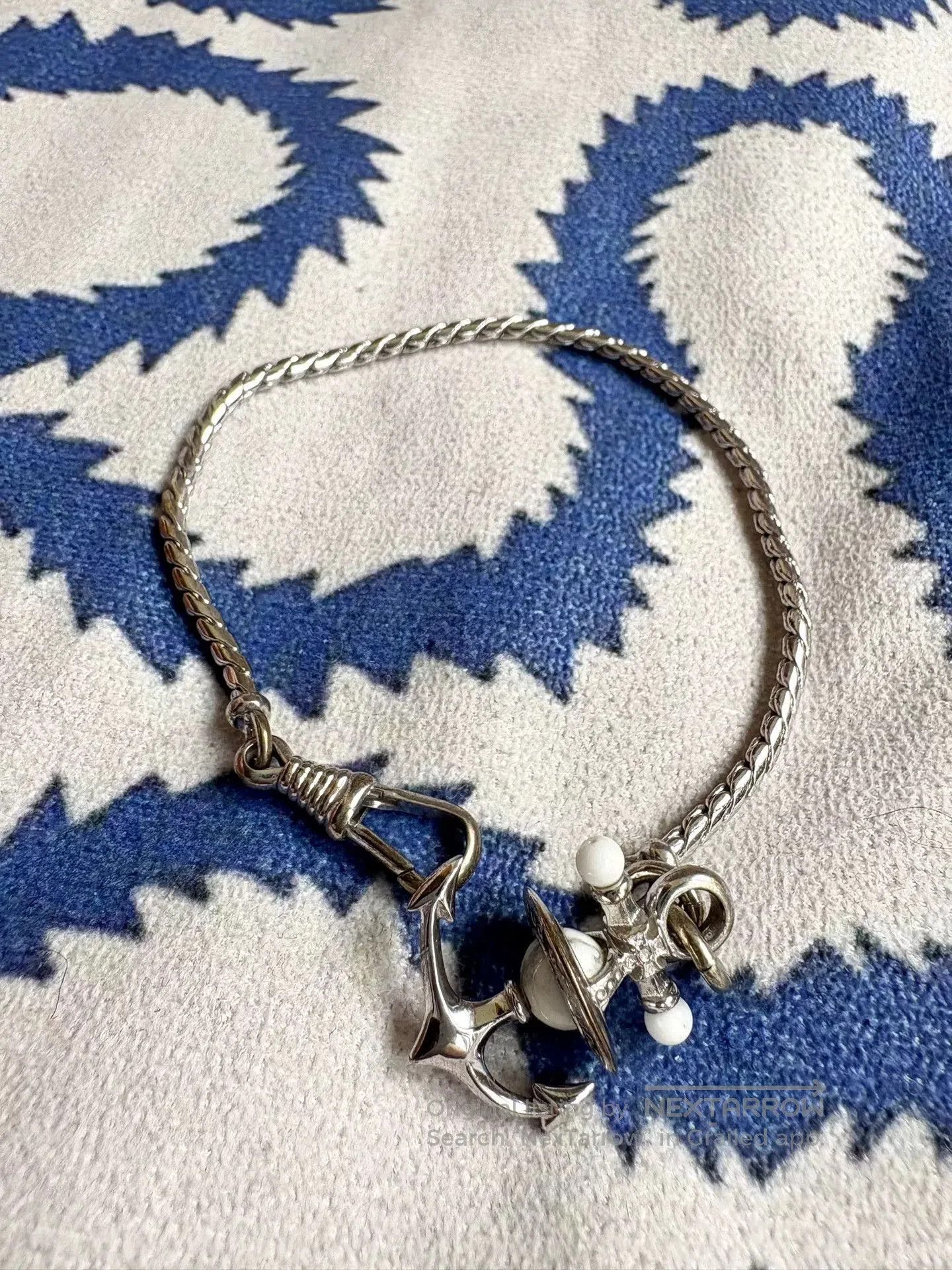 Vivienne Westwood rare vivienne westwood marble orb anchor bracelet. Size ONE SIZE - 1 Thumbnail
