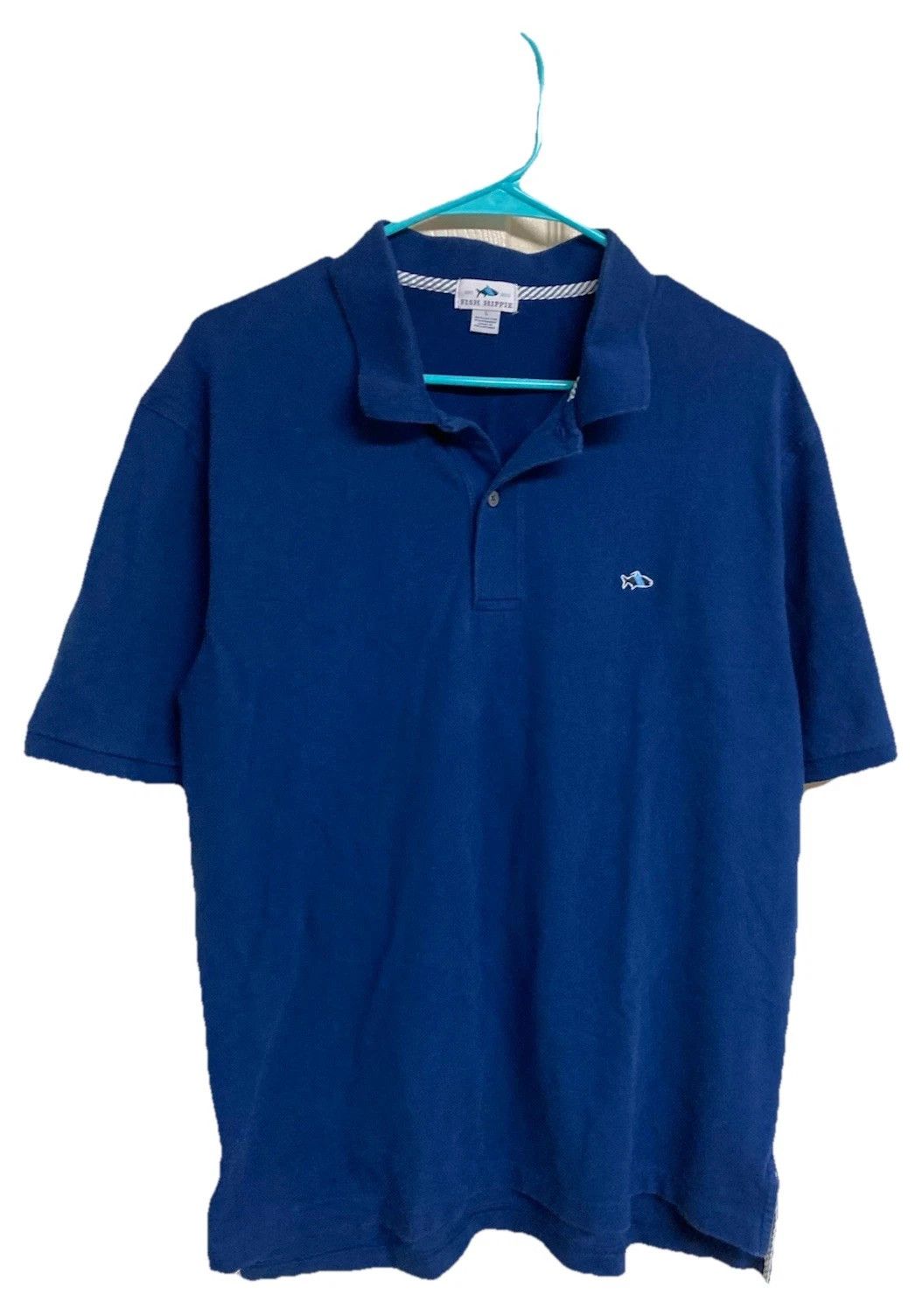 Other Fish Hippie Pique Polo Shirt Blue Sz L Bundle of 2 Size US L / EU 52-54 / 3 - 8 Thumbnail