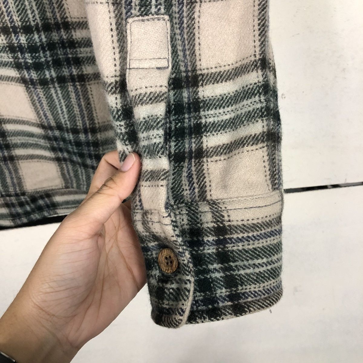 Japanese Brand × Vintage 🔥VINTAGE FLANNEL BIKER JACKET FELISSIMO TARTAN DESIGN CHECK Size US M / EU 48-50 / 2 - 17 Thumbnail