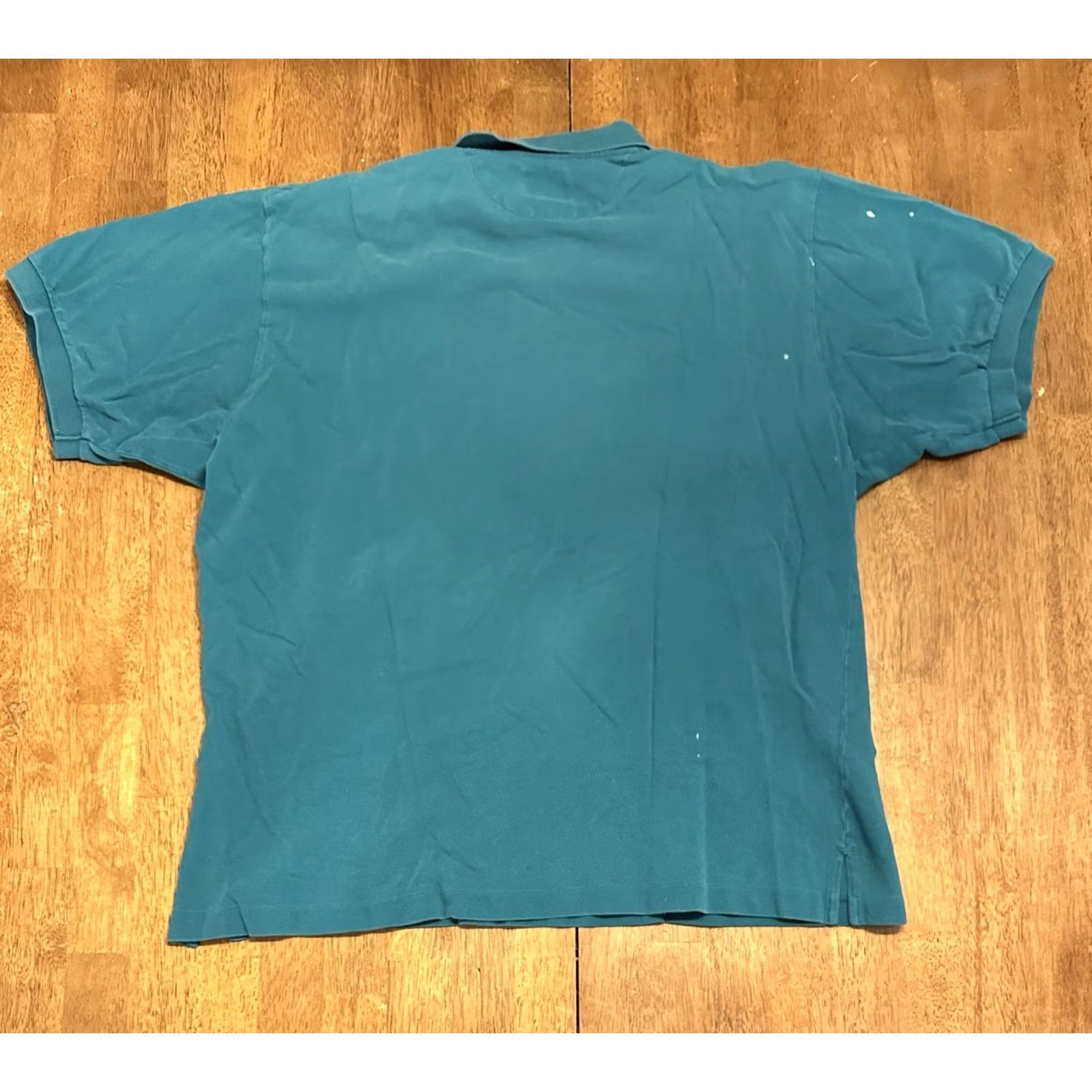 Ralph Lauren VINTAGE Ralph Lauren Polo Shirt XL Solid Green Mens Size US XL / EU 56 / 4 - 3 Thumbnail
