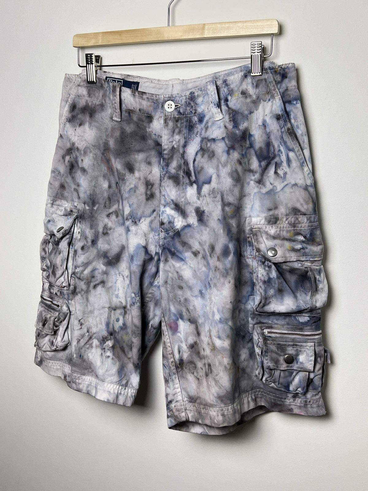Polo Ralph Lauren ralph lauren tie dye cargo camo multipocket shorts Size US 33 - 2 Thumbnail