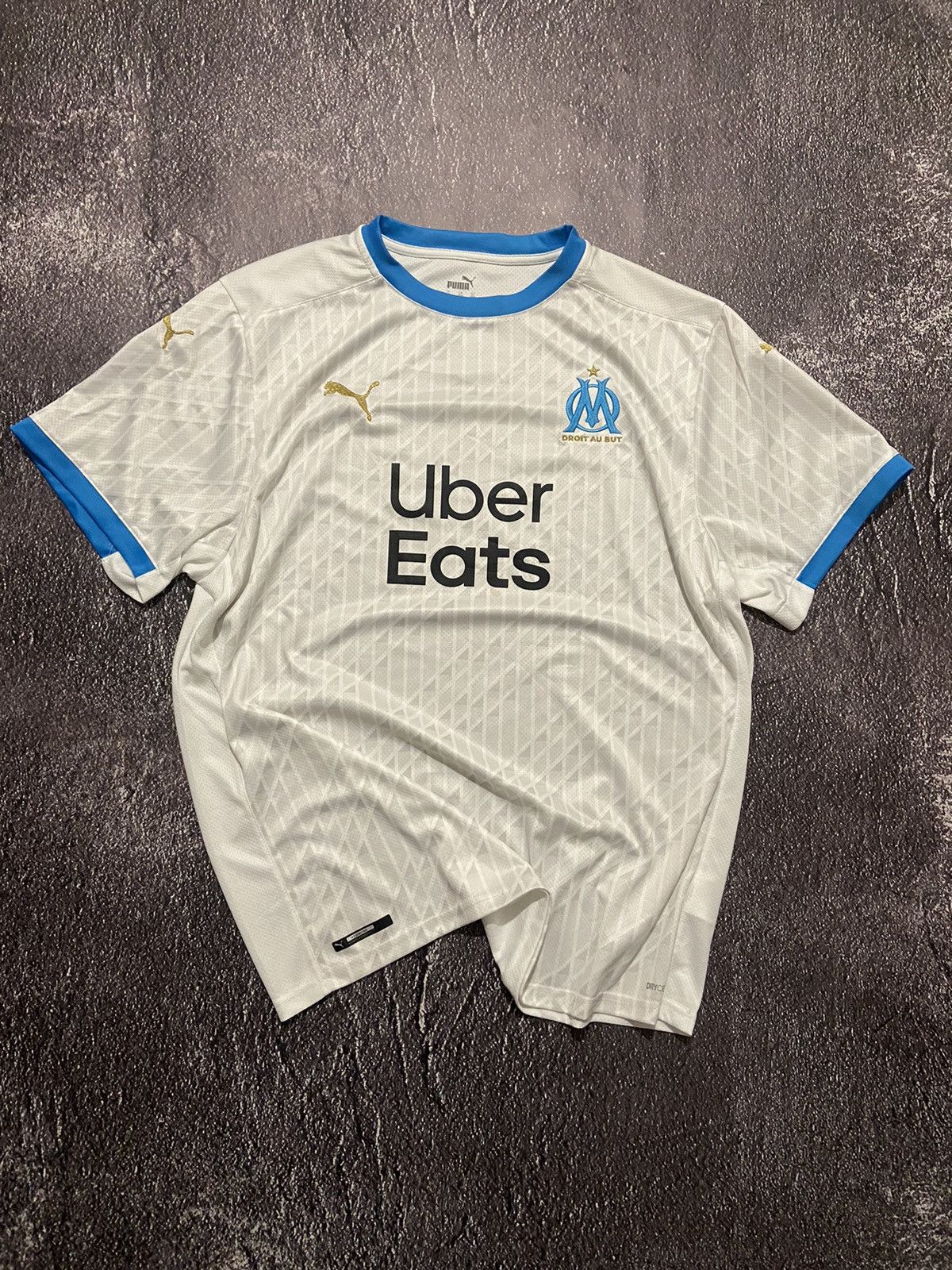 Pre-owned Puma X Soccer Jersey Puma Olympique De Marseille 2020 Jersey In White