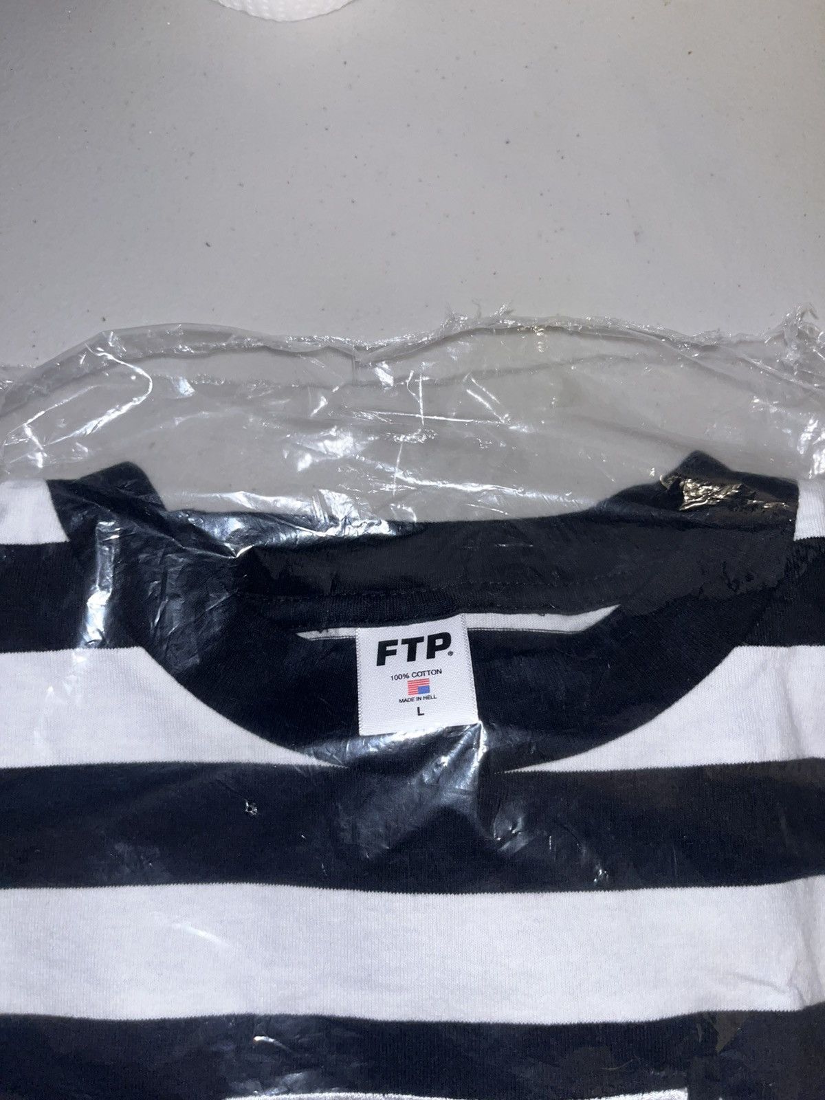 Fuck The Population Ftp striped arch logo tee Size US L / EU 52-54 / 3 - 2 Thumbnail