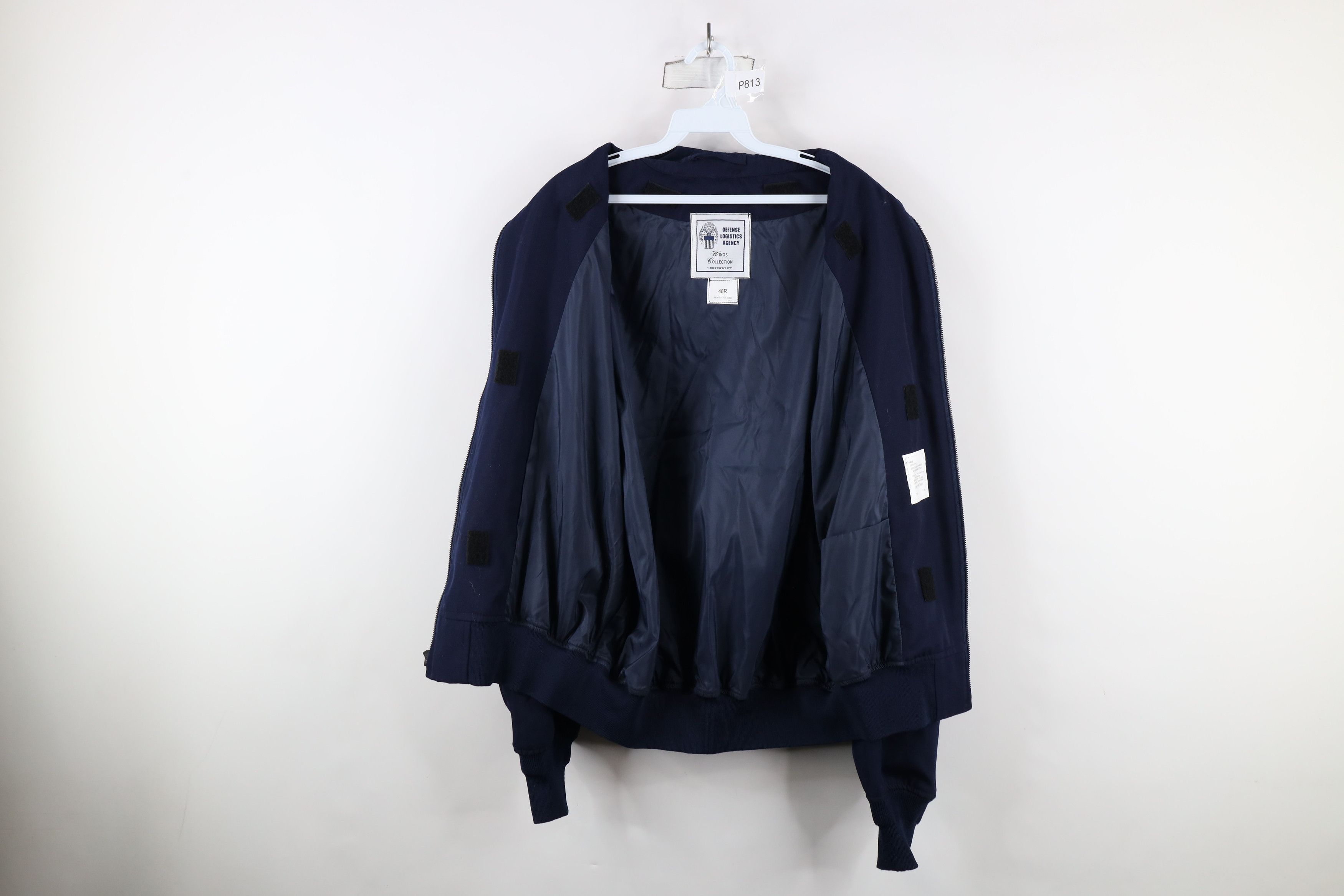 Vintage Vintage Y2K 2001 Military Bomber Jacket with Liner Blue USA Size US XL / EU 56 / 4 - 6 Thumbnail