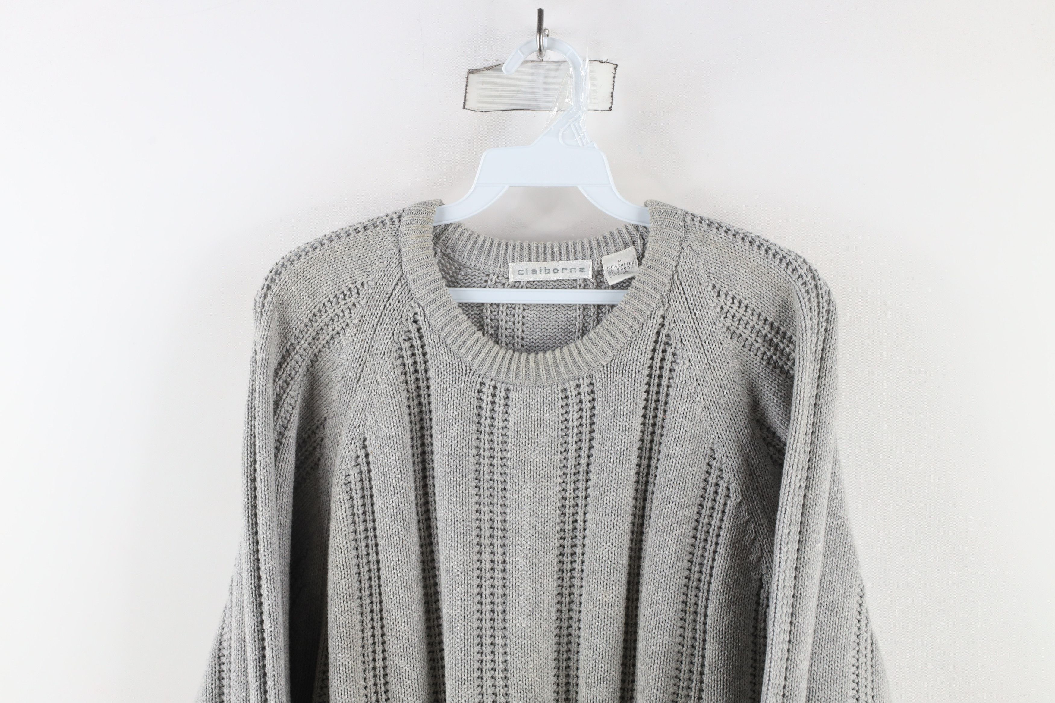 Vintage Vintage 90s Streetwear Chunky Ribbed Knit Sweater Size US M / EU 48-50 / 2 - 2 Thumbnail