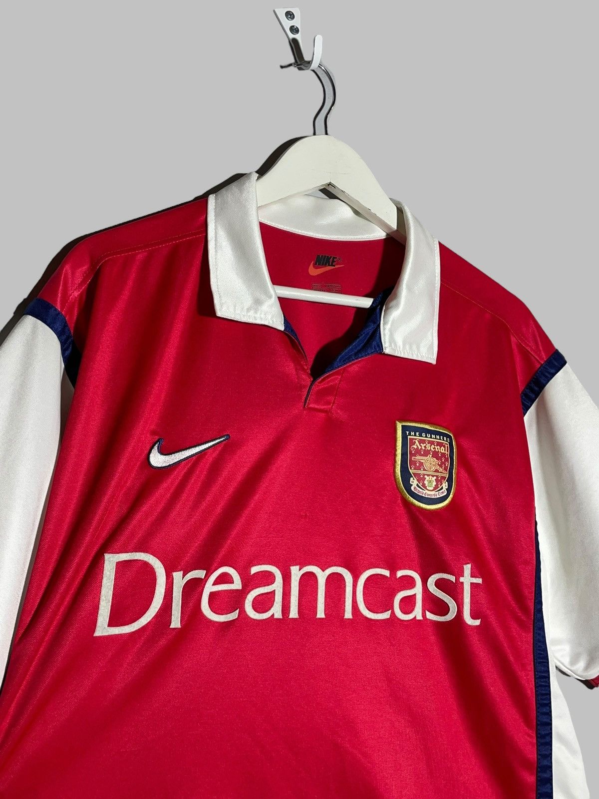 Nike × Vintage Arsenal FC Nike 1999/02 Vintage Home Football Shirt Size US L / EU 52-54 / 3 - 3 Thumbnail