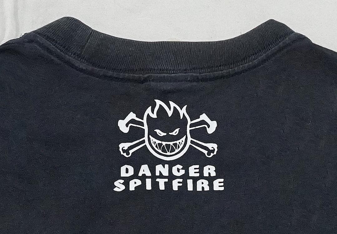 Vintage 90's Spitfire Tシャツ オールドスケート Daewon Song Size US XXS / EU 40 - 4 Thumbnail
