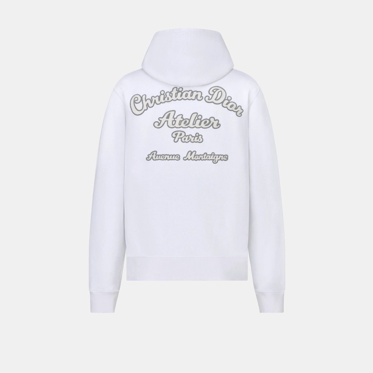Dior o1bcso1str1224 Atelier Hooded Sweatshirt in White Size US XL / EU 56 / 4 - 2 Thumbnail