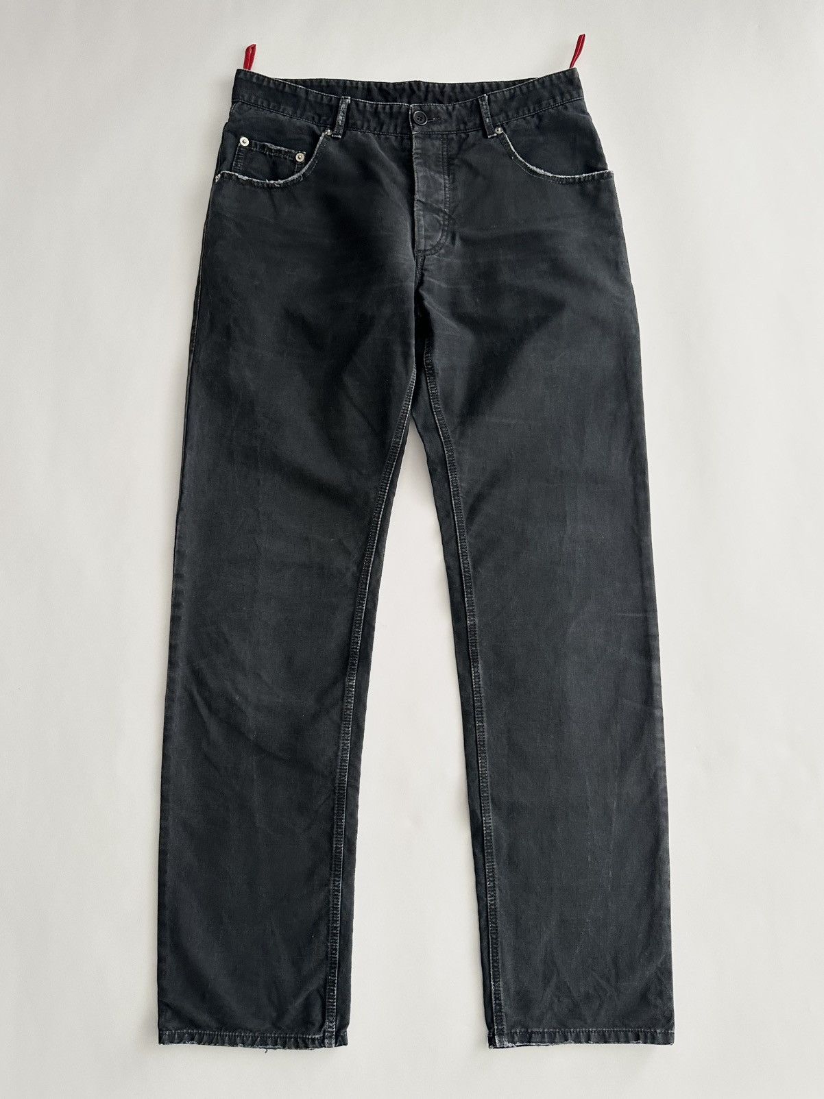 Prada Prada Early 2000’s Washed Heavy Cotton Pants Size US 30 / EU 46 - 3 Thumbnail